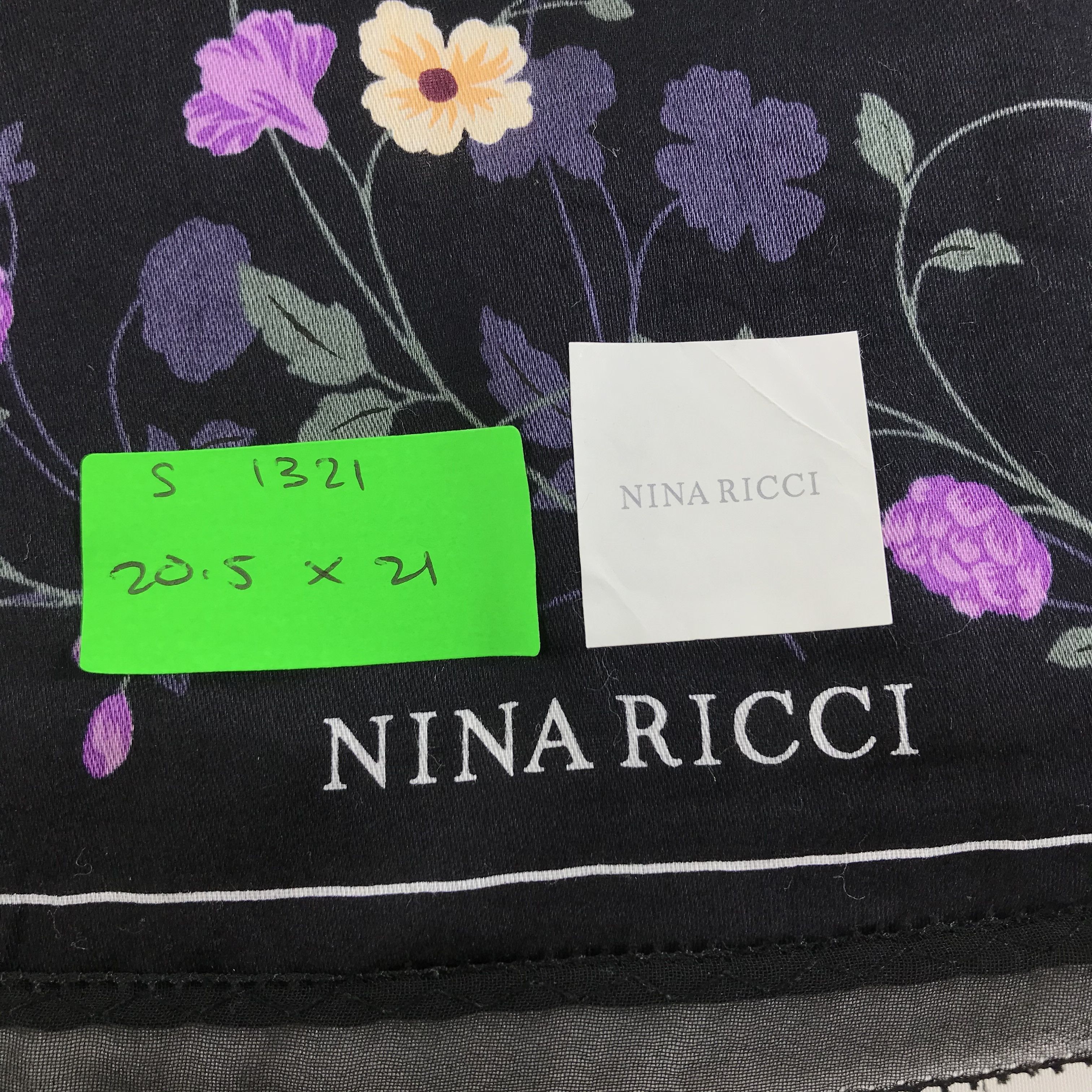 Nina Ricci × Vintage Nina Ricci Bandana / Handkerchief / Neckerchief - S1321 Size ONE SIZE - 5 Thumbnail