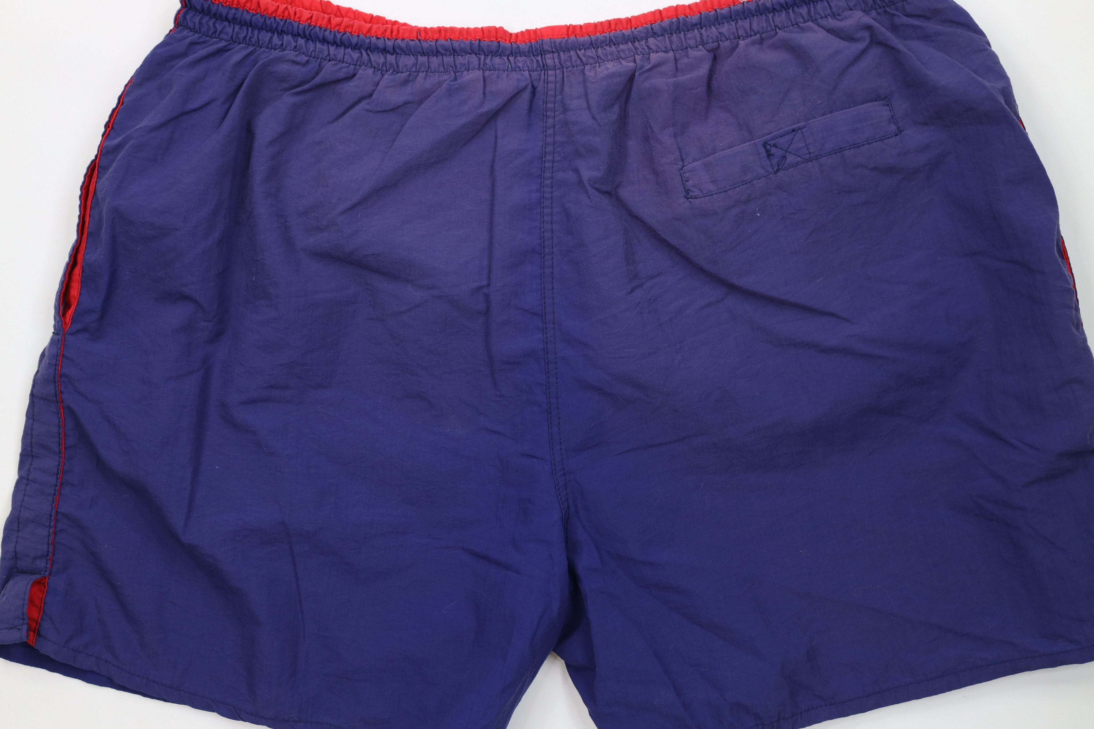 Vintage Vintage 90s Streetwear Faded Above Knee Lined Shorts Trunks Size US 34 / EU 50 - 14 Thumbnail