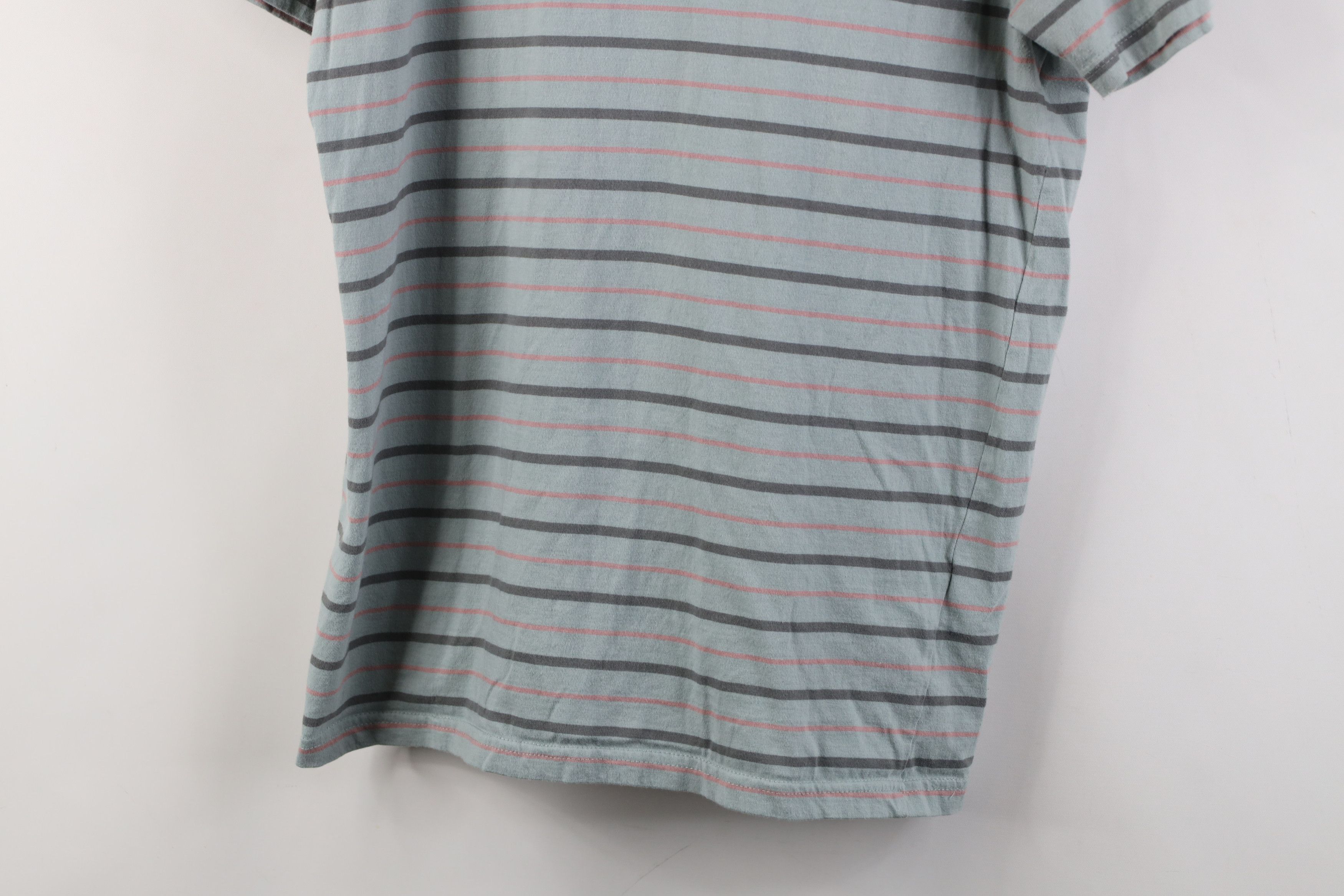 Vintage Vintage 90s Y2K Lost Skateboarding Spell Out Striped T-Shirt Size US M / EU 48-50 / 2 - 3 Thumbnail