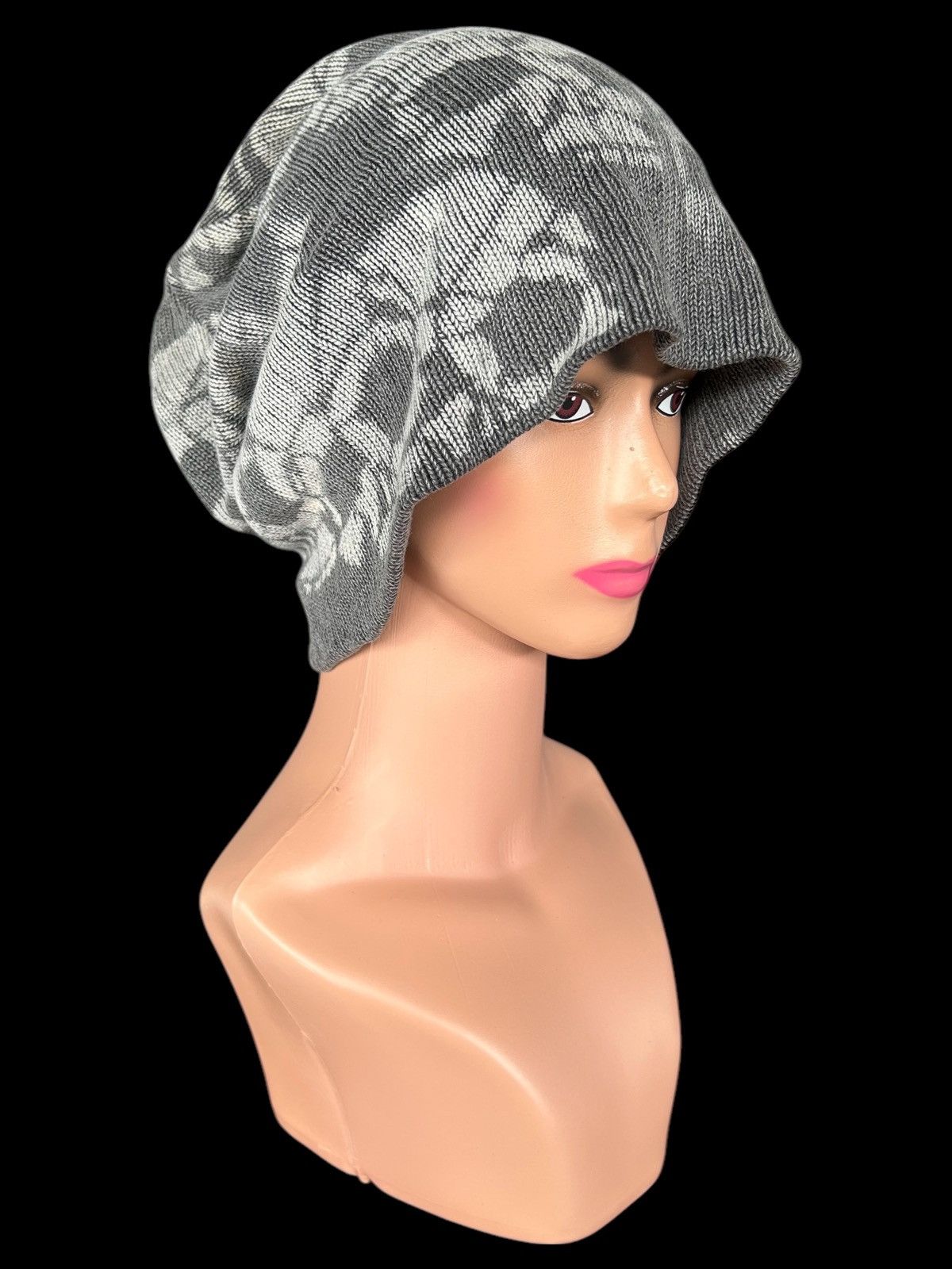 Japanese Brand × Kapital × Vintage Sunfaded Skull Punk Bondage Style big Beanie Hats Size ONE SIZE - 1 Thumbnail