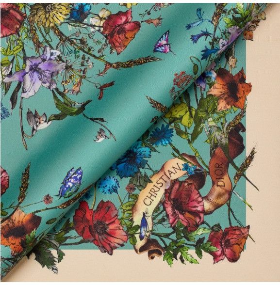 Dior o1w1db11024 Size: OS / D-Millefiori 90 Square Scarf Size ONE SIZE - 5 Thumbnail