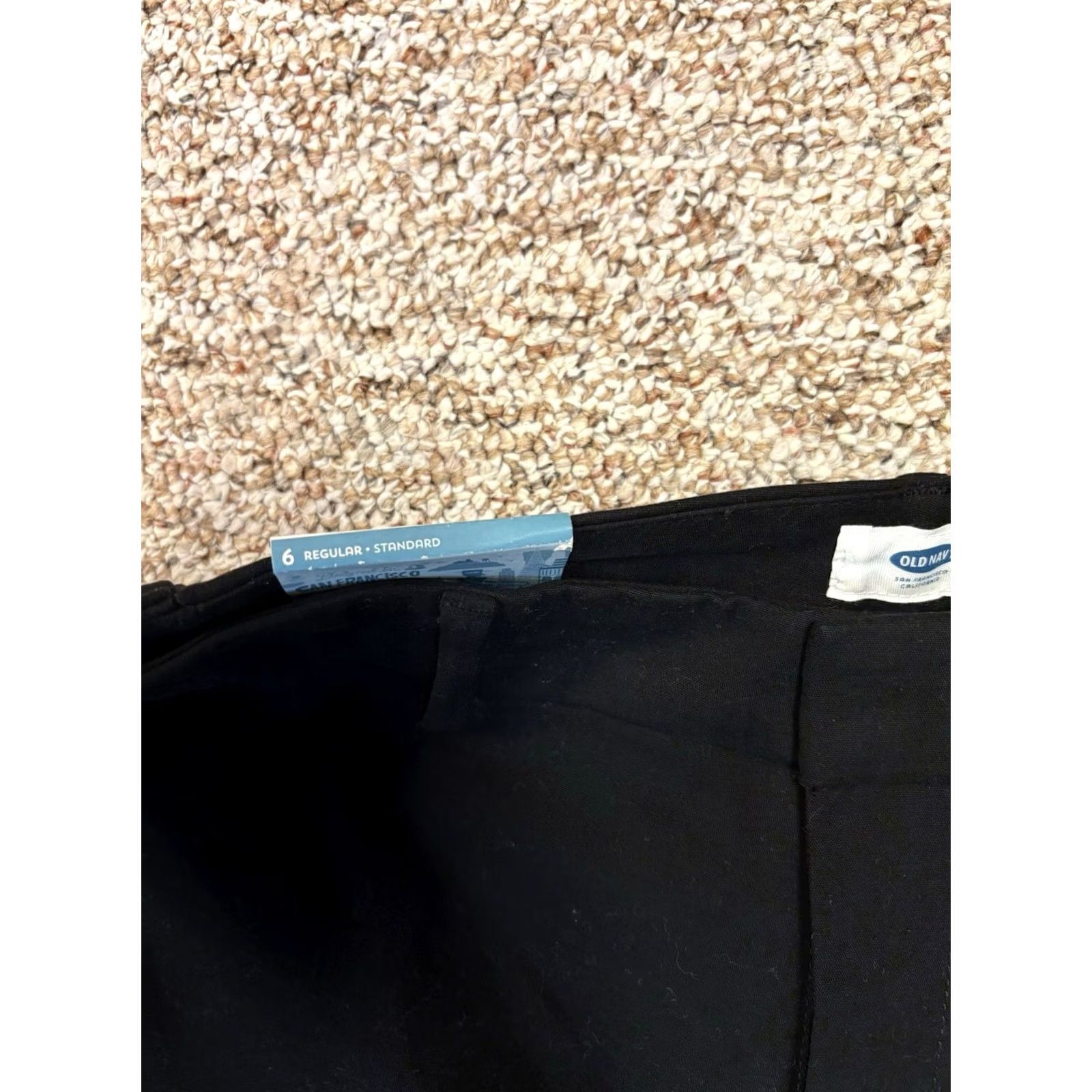 Old Navy OLD NAVY Pants Womens Slim Cropped Mid Rise Black Size 6 Regular NWT Cotton Spandex Corduroy Size 28" / US 6 / IT 42 - 3 Thumbnail