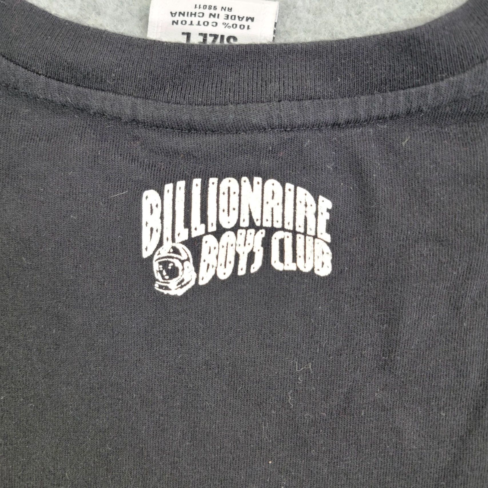 Billionaire Boys Club Billionaire Boys Club Shirt Mens Large Black Astronaut HUD Graphic Tee Sensory Overload Front View Mens Womens Boys Girls Size US L / EU 52-54 / 3 - 5 Thumbnail