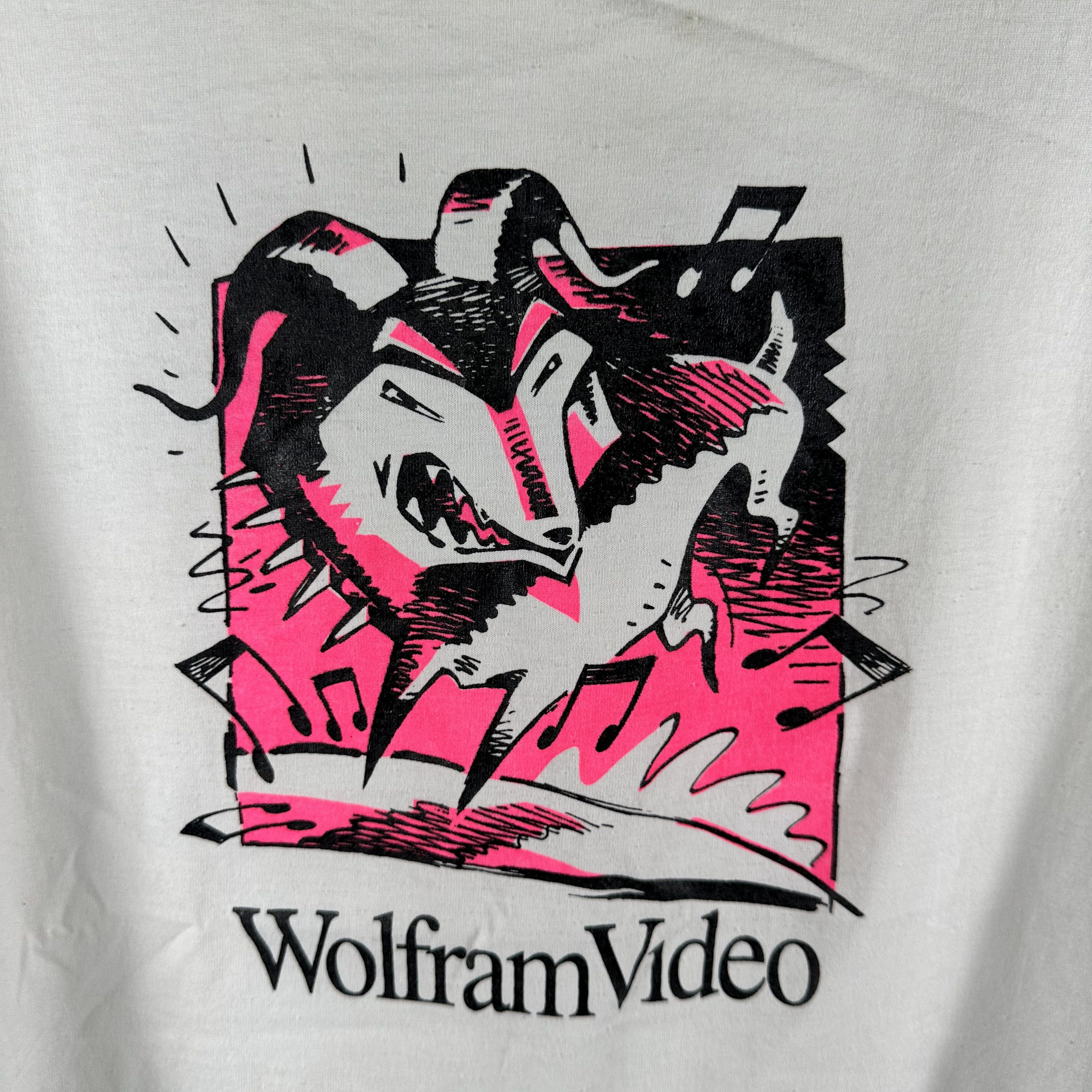 Vintage 80s Wolfram Video The Pleasure of More Hits Movie Store Tee Size US XL / EU 56 / 4 - 2 Thumbnail
