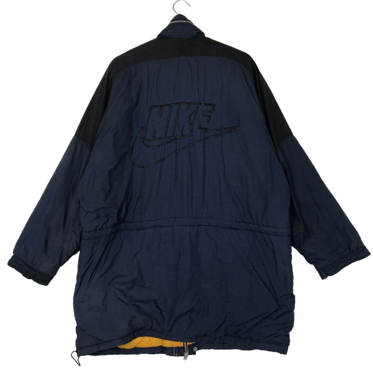 Nike 💥 1990s NIKE BIG LOGO INSULATED LONG JACKET Size US M / EU 48-50 / 2 - 1 Thumbnail