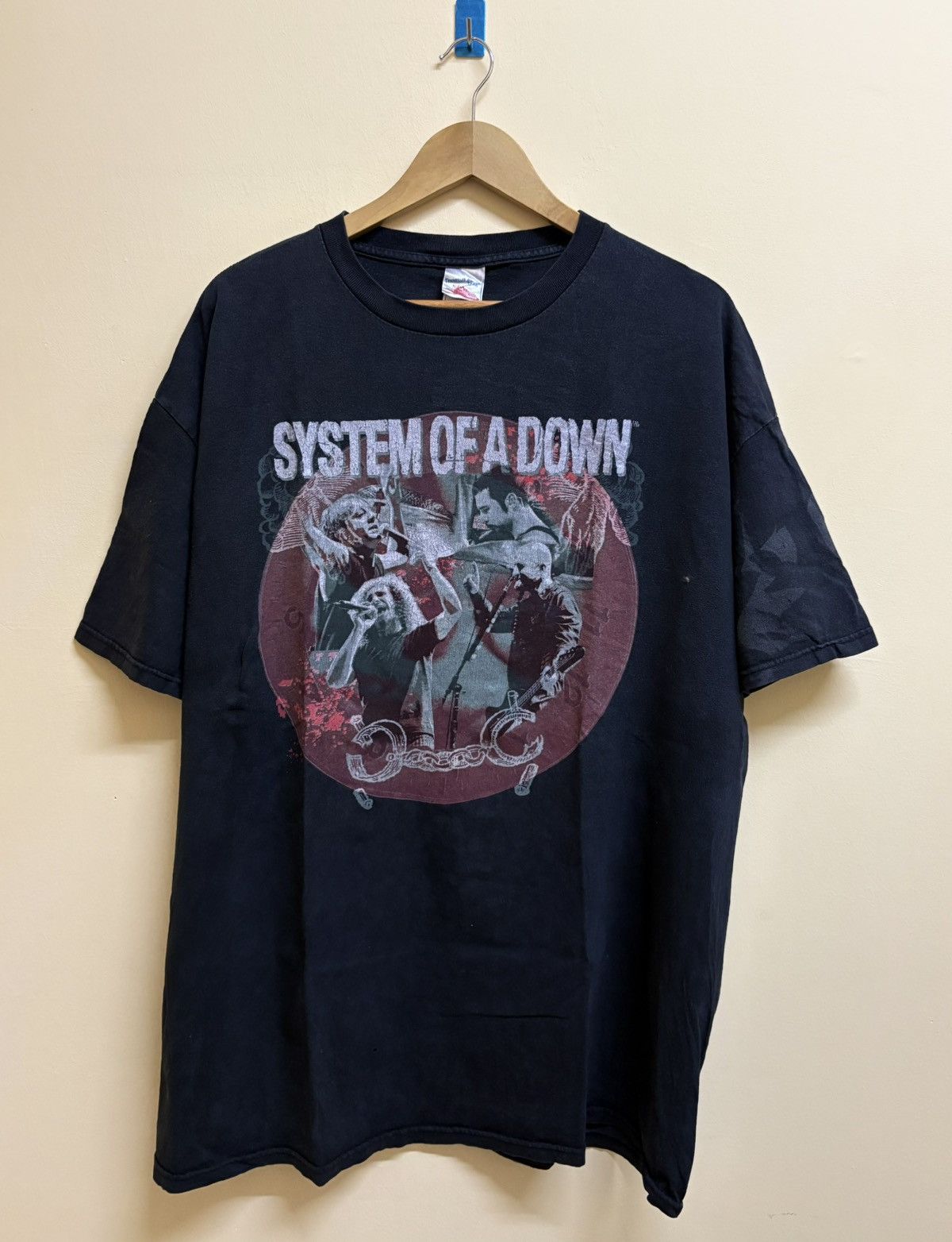 Band Tees Vintage System Of A Down Line Up Band T-Shirt Size US XXL / EU 58 / 5 - 1 Thumbnail