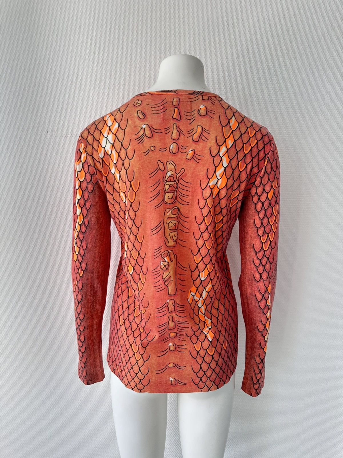 Walter Van Beirendonck Walter Van Beirendonck Spring / Summer 1998 Orange Scale Top Size US M / EU 48-50 / 2 - 8 Thumbnail