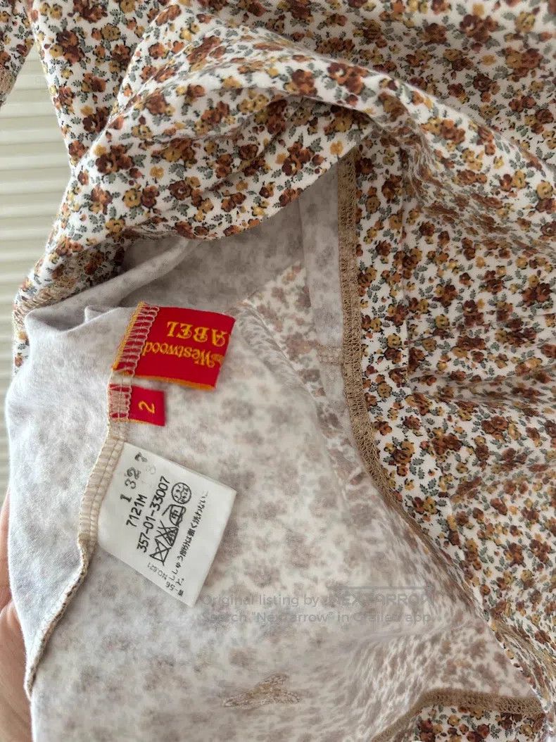 Vivienne Westwood Vivienne Westwood Top, Floral Short Sleeve Size M / US 6-8 / IT 42-44 - 6 Thumbnail