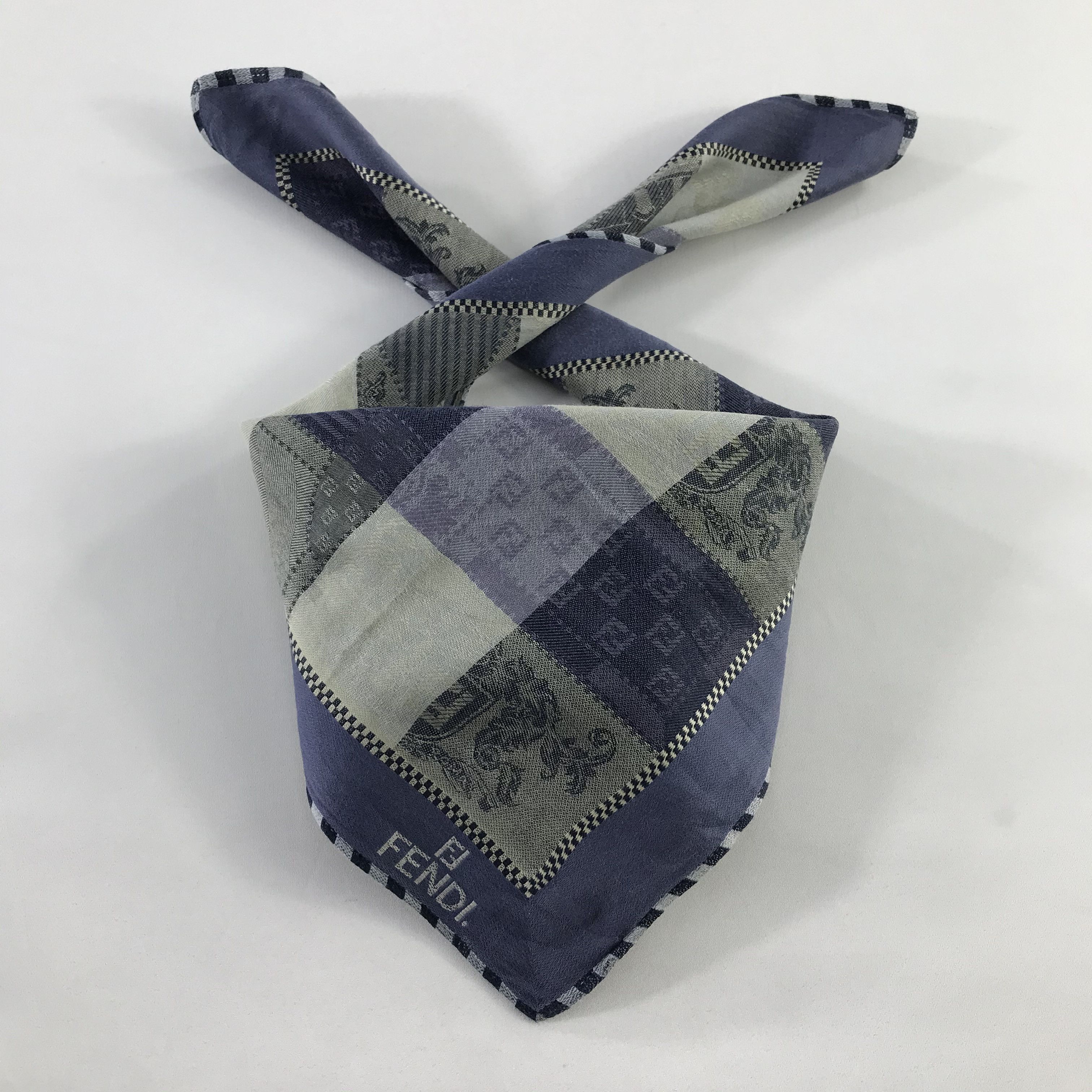 Vintage Vintage Fendi Bandana / Handkerchief / Neckerchief - S630 Size ONE SIZE - 3 Thumbnail