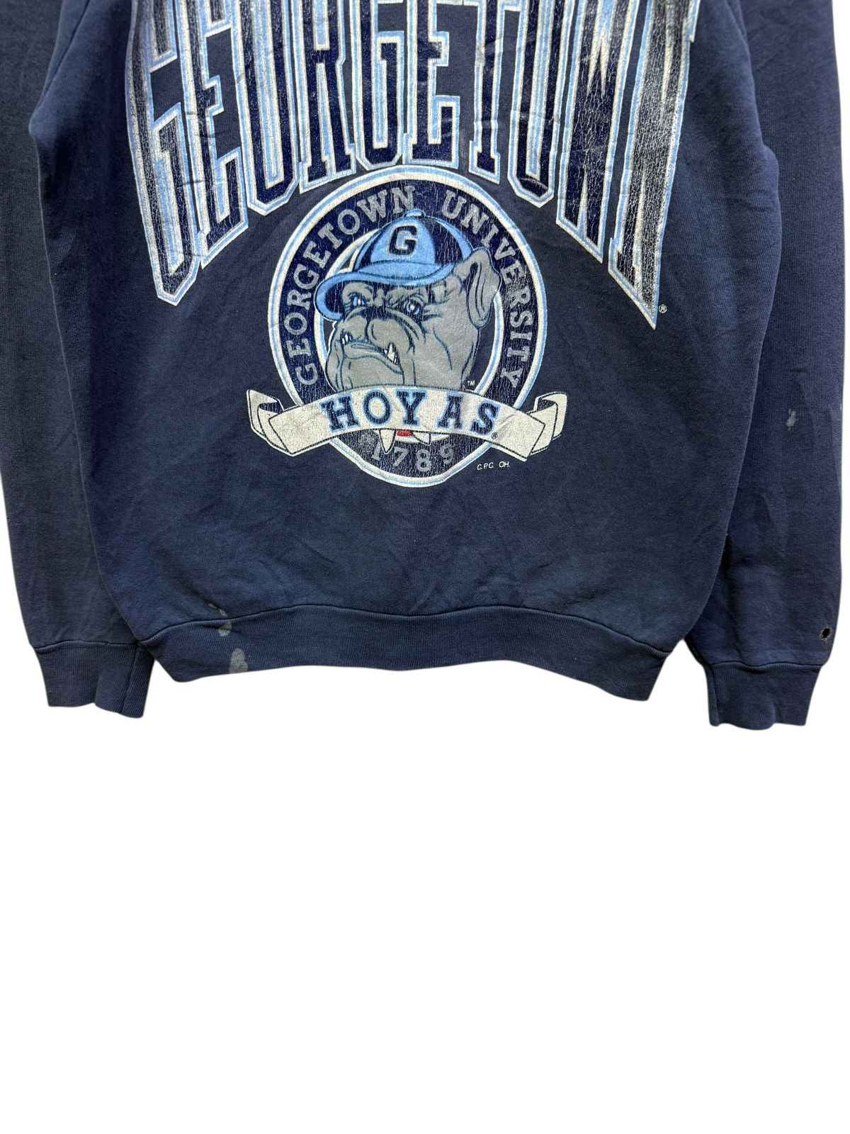 Vintage Vintage Georgetown University Hoyas Distressed Size US M / EU 48-50 / 2 - 3 Thumbnail