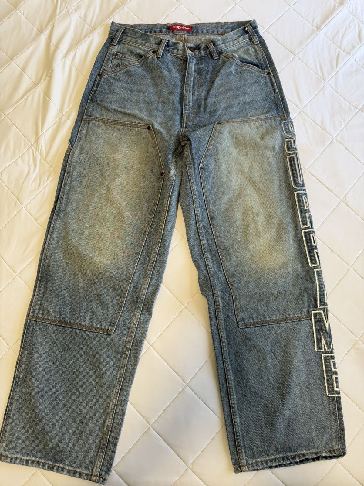 Supreme Supreme Reflective Double Knee Denim Size US 30 / EU 46 - 2 Thumbnail