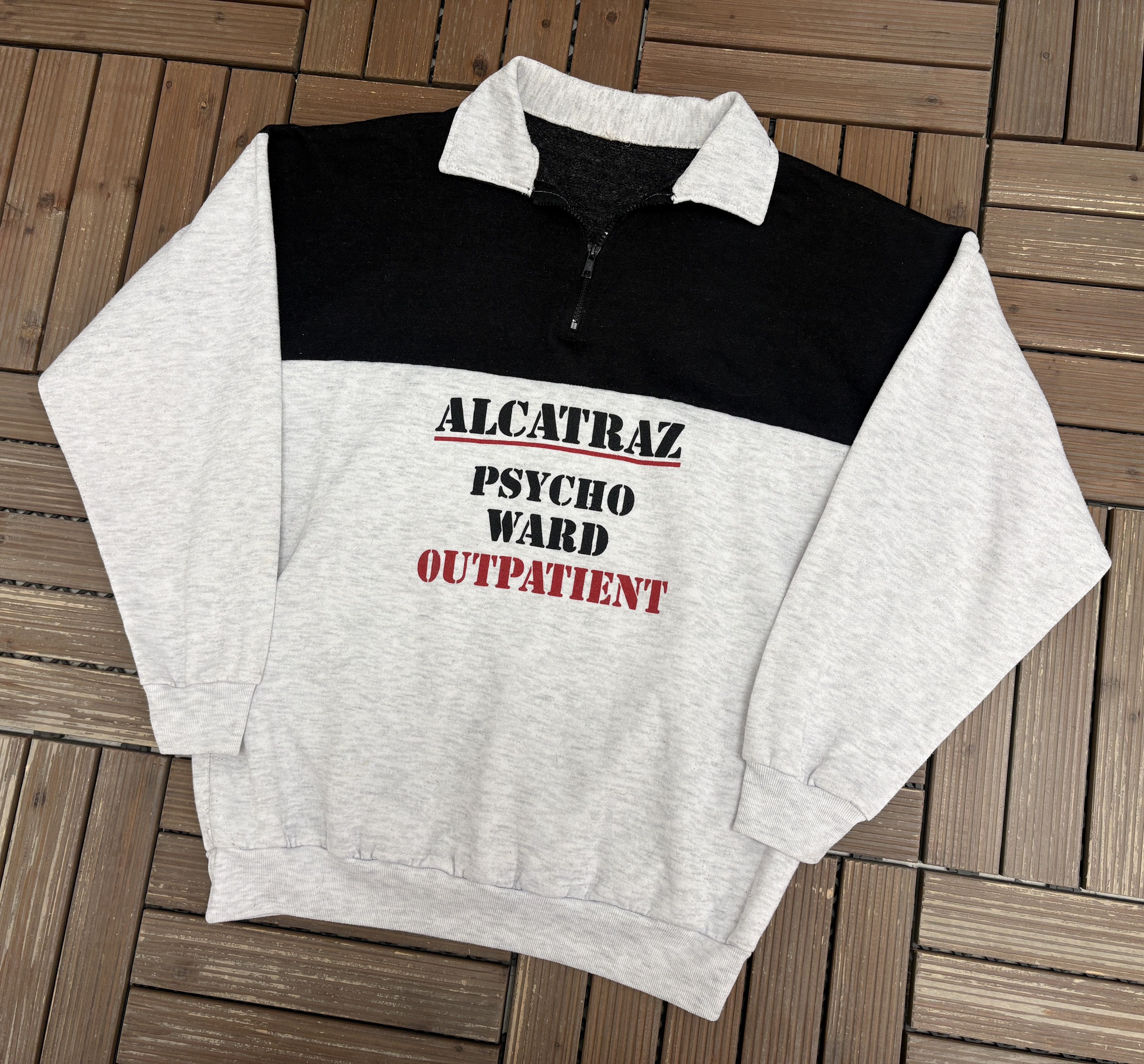 Vintage Alcatraz Psycho Ward Outpatient Vintage Quarter Zip Size US XL / EU 56 / 4 - 3 Thumbnail