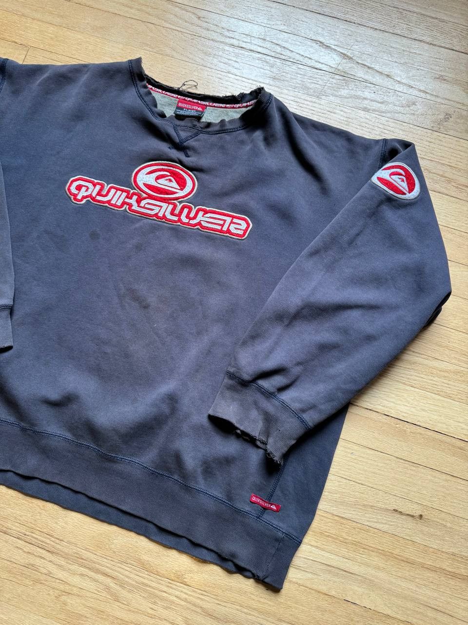 Quiksilver × Vintage Vintage Quicksilver Sweatshirt 80S Y2K Very Rare Item Size US XL / EU 56 / 4 - 4 Thumbnail