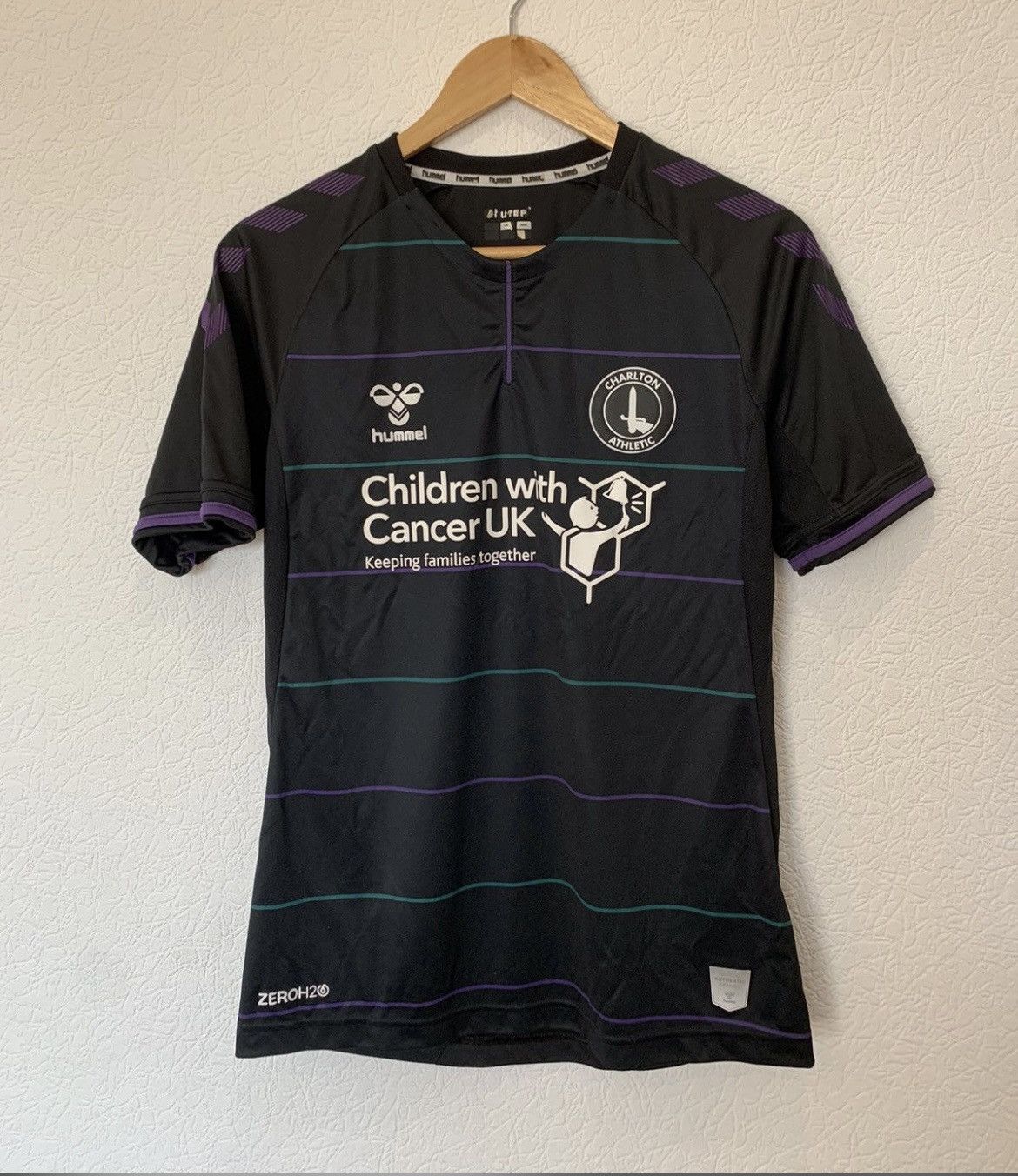 Hummel CHARLTON ATHLETIC HUMMEL 2019/2020 AWAY KIT SOCCER JERSEY Size US S / EU 44-46 / 1 - 1 Thumbnail