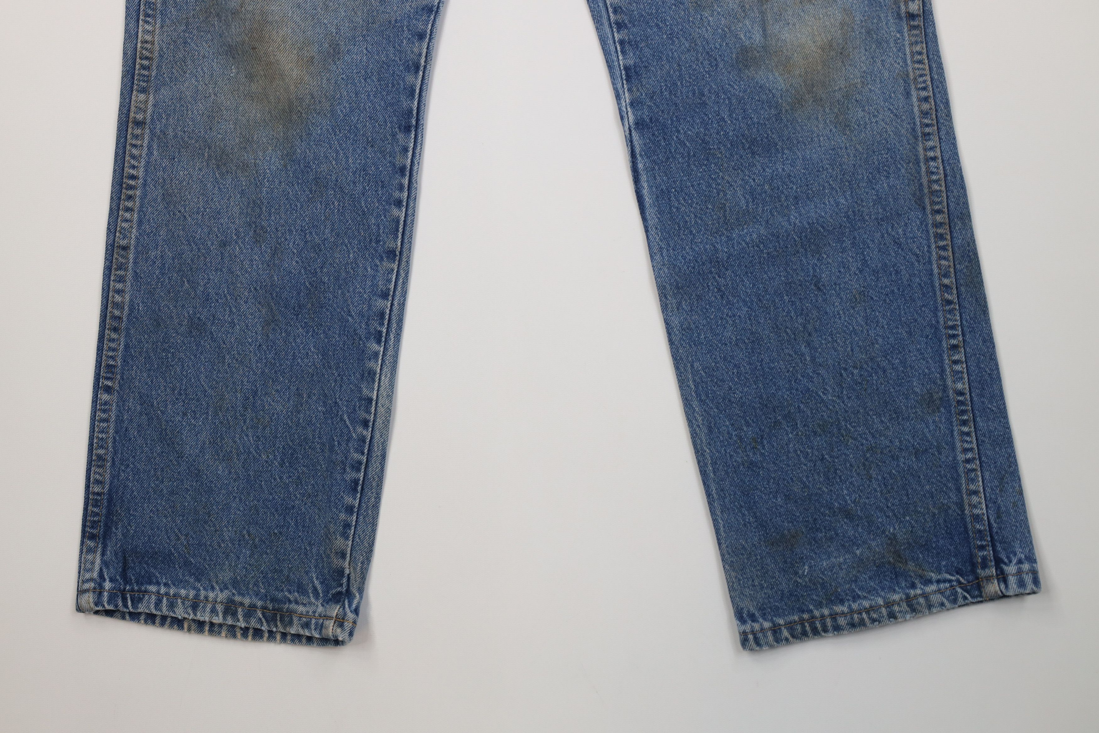 Vintage Vintage 70s Streetwear Straight Leg Denim Jeans Blue USA Size US 36 / EU 52 - 4 Thumbnail