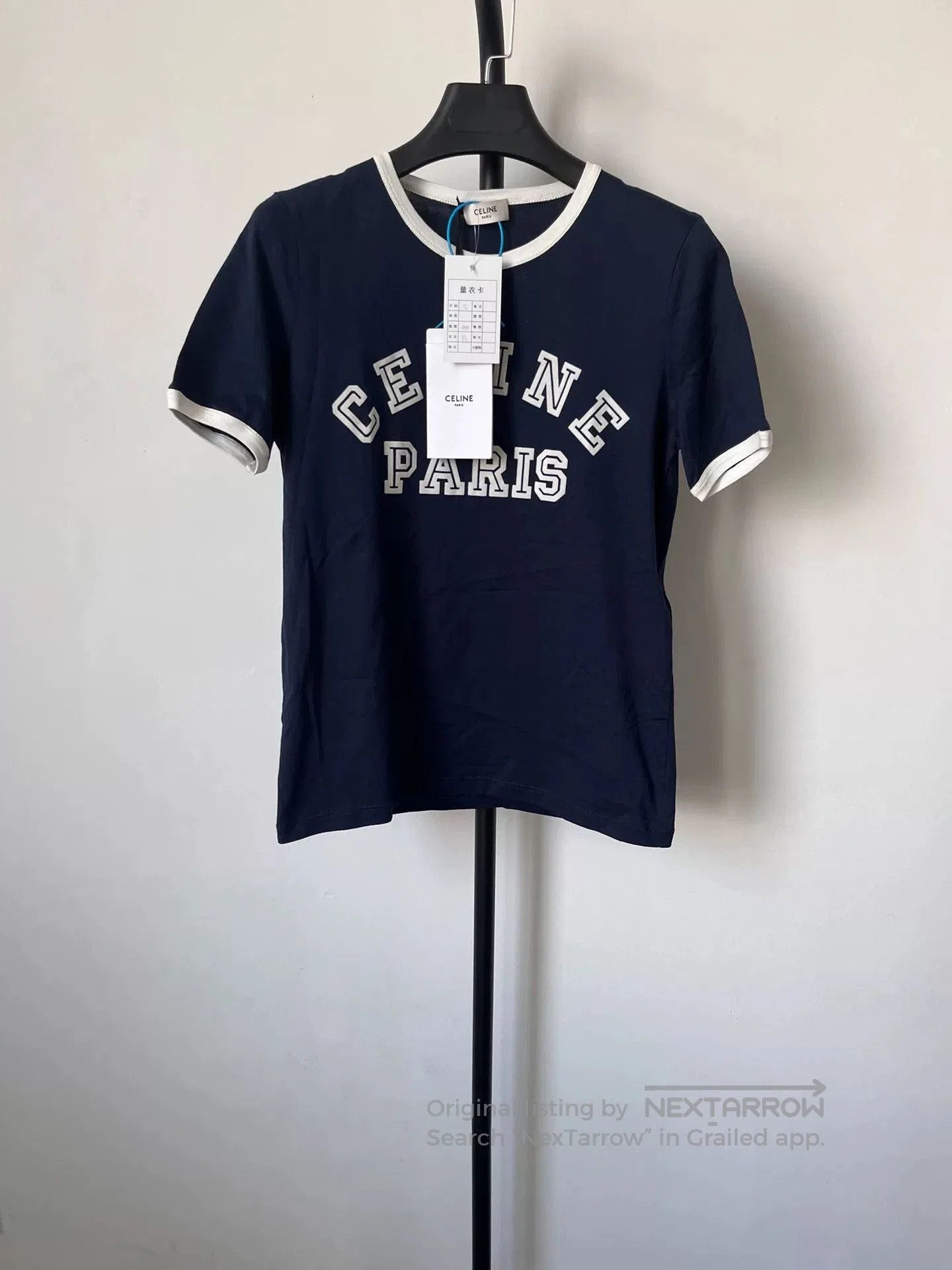 Celine Celine Women's Logo Print Round Neck T-Shirt. Size S / US 4 / IT 40 - 1 Thumbnail