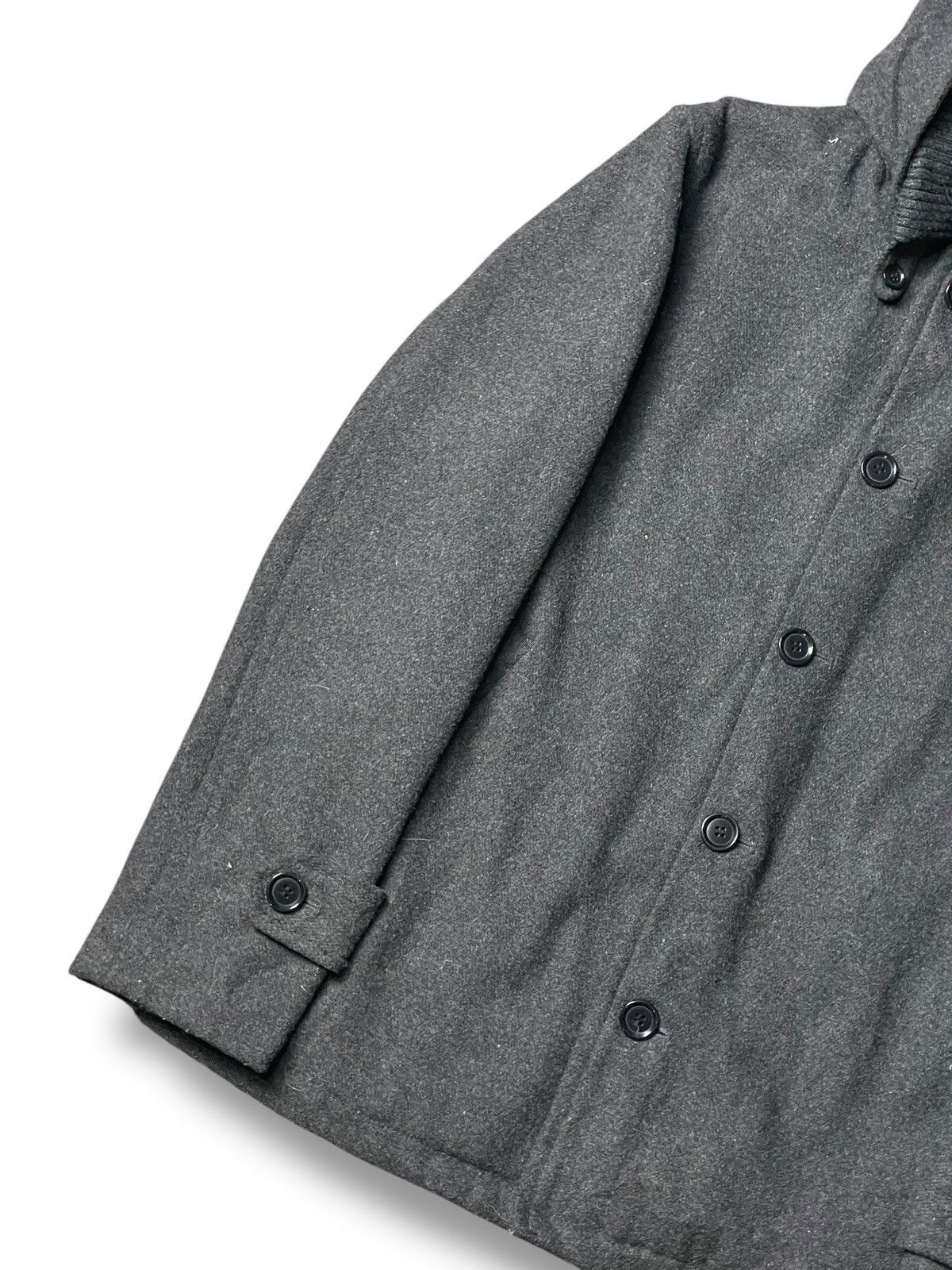 Japanese Brand × URBAN RESEARCH DOORS × Vintage Urban Research Wool Buttoned Hooded Jacket (109) Size US XXS / EU 40 - 4 Thumbnail