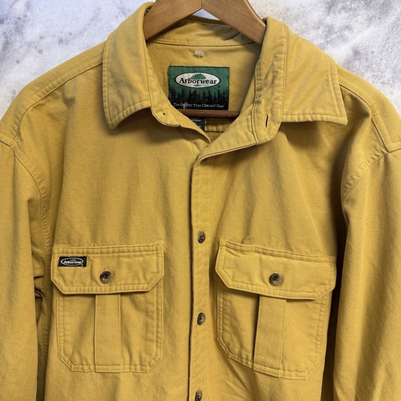 Vintage Arborwear Button Up Shirt Mens XL Long Sleeve Tree Climbers Size US XL / EU 56 / 4 - 3 Thumbnail