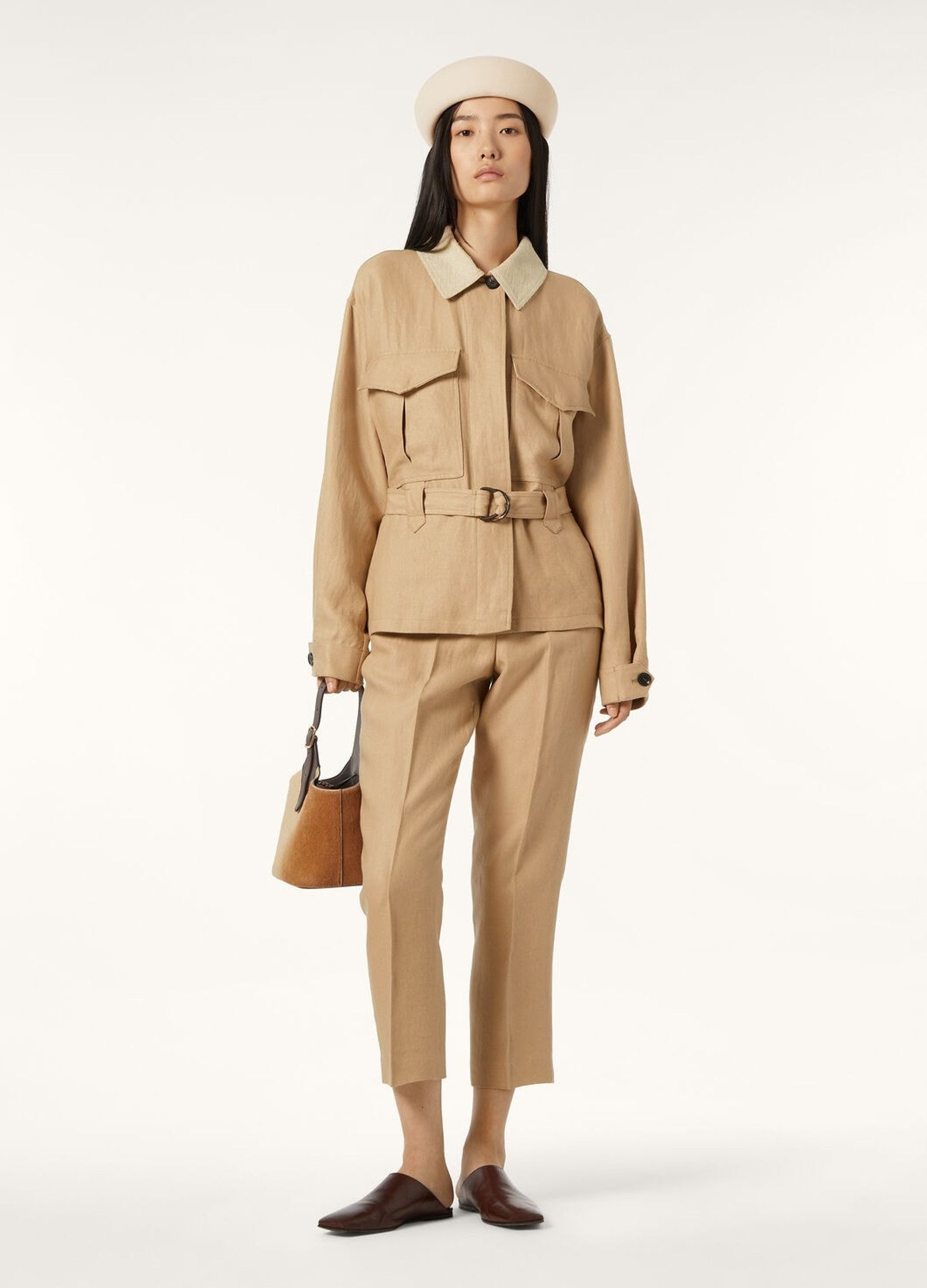 Loro Piana o1srvl11e0526 FAP0462 Dillon Jacket in Beige Size M / US 6-8 / IT 42-44 - 2 Thumbnail
