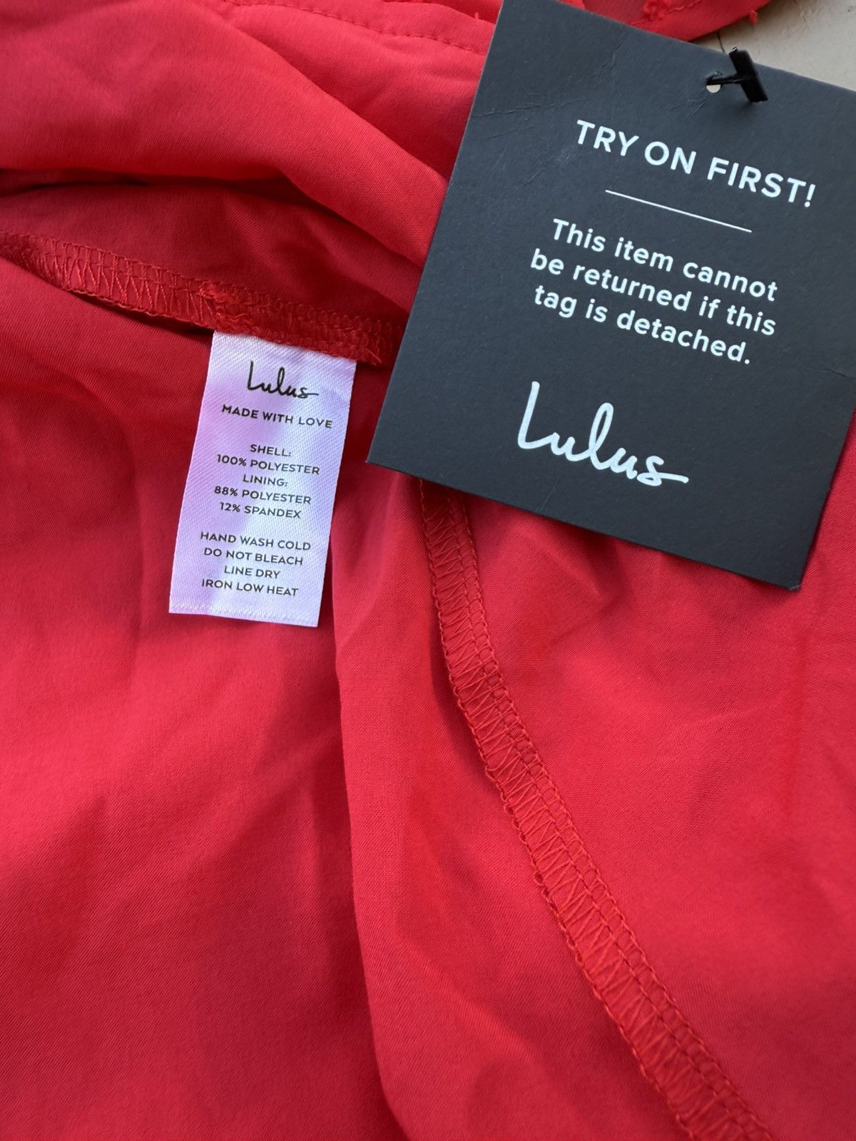 Lulus Lulus Red Swiss Dot Flutter Sleeve Wrap Mini Dress Size S / US 4 / IT 40 - 11 Thumbnail