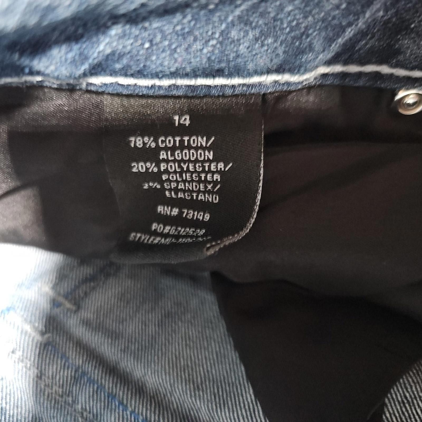 Other One5one Sz14 Jeweled Flap Pocket Jeans Size 36" / US 14 / IT 50 - 4 Thumbnail