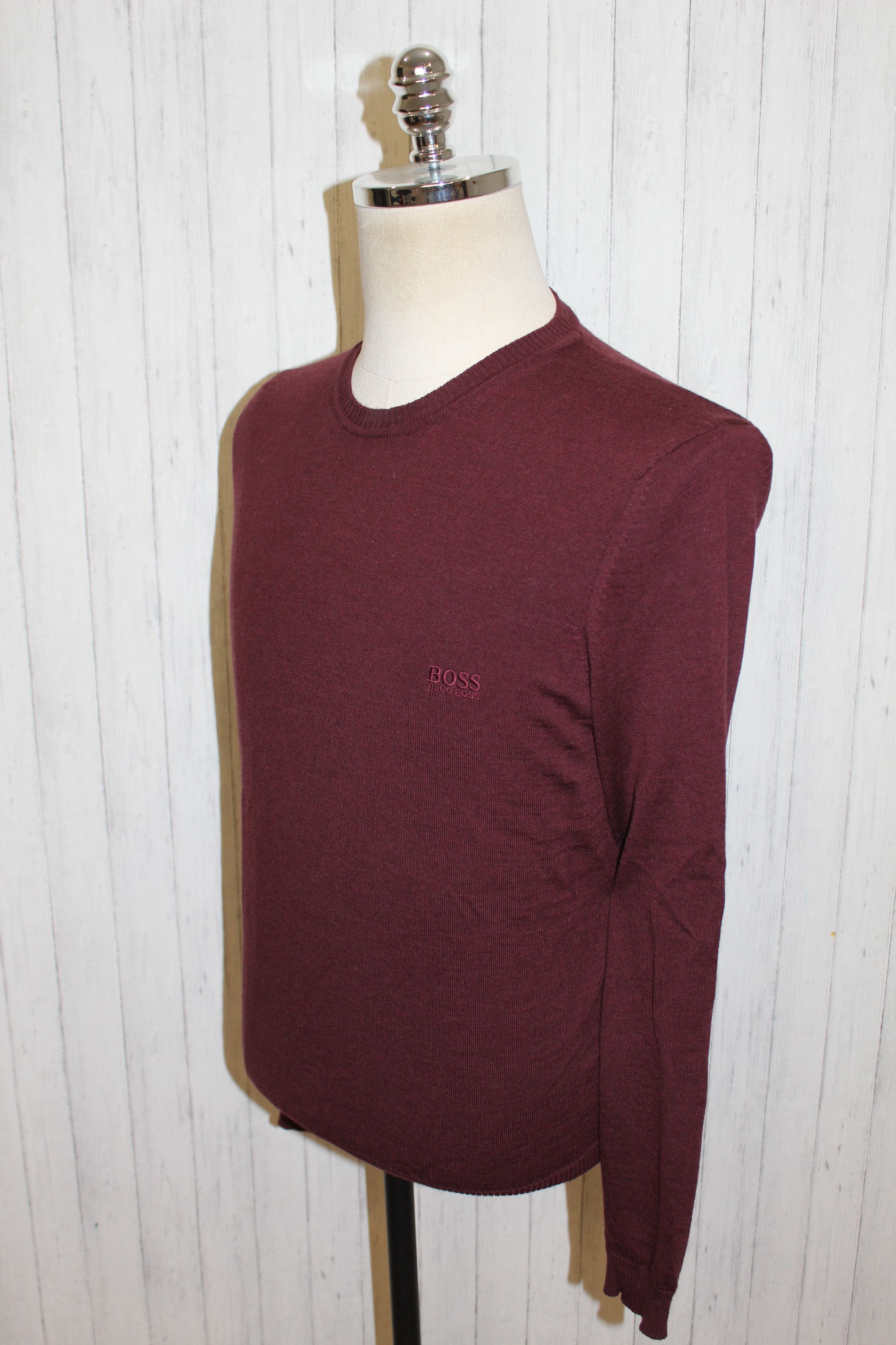 Hugo Boss Men's Hugo Boss Crew Neck Jumper Size M Size US L / EU 52-54 / 3 - 3 Thumbnail