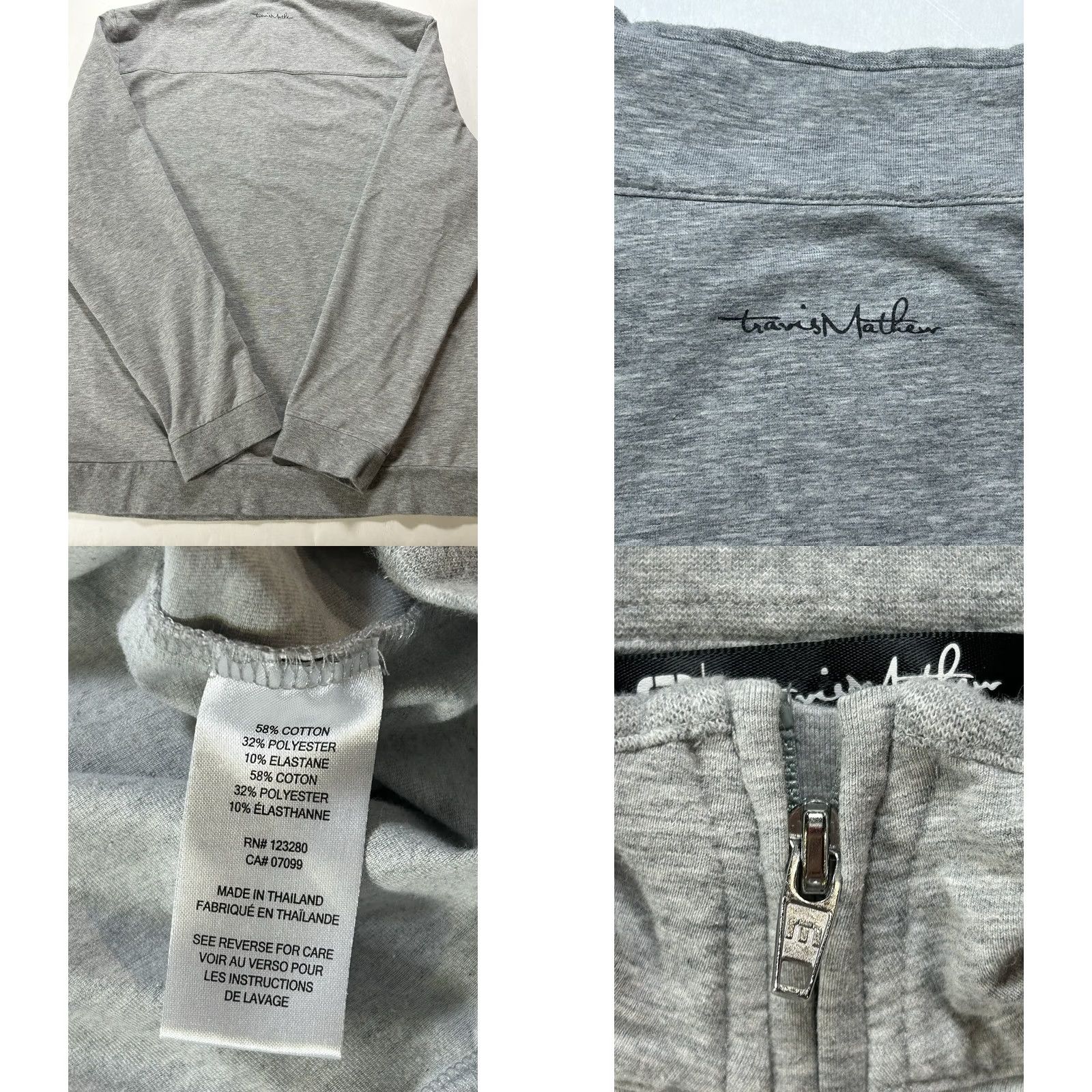 TravisMathew Travis Mathew Pullover Mens Large Gray Golf Athletic Performance Golfing Size US L / EU 52-54 / 3 - 9 Thumbnail