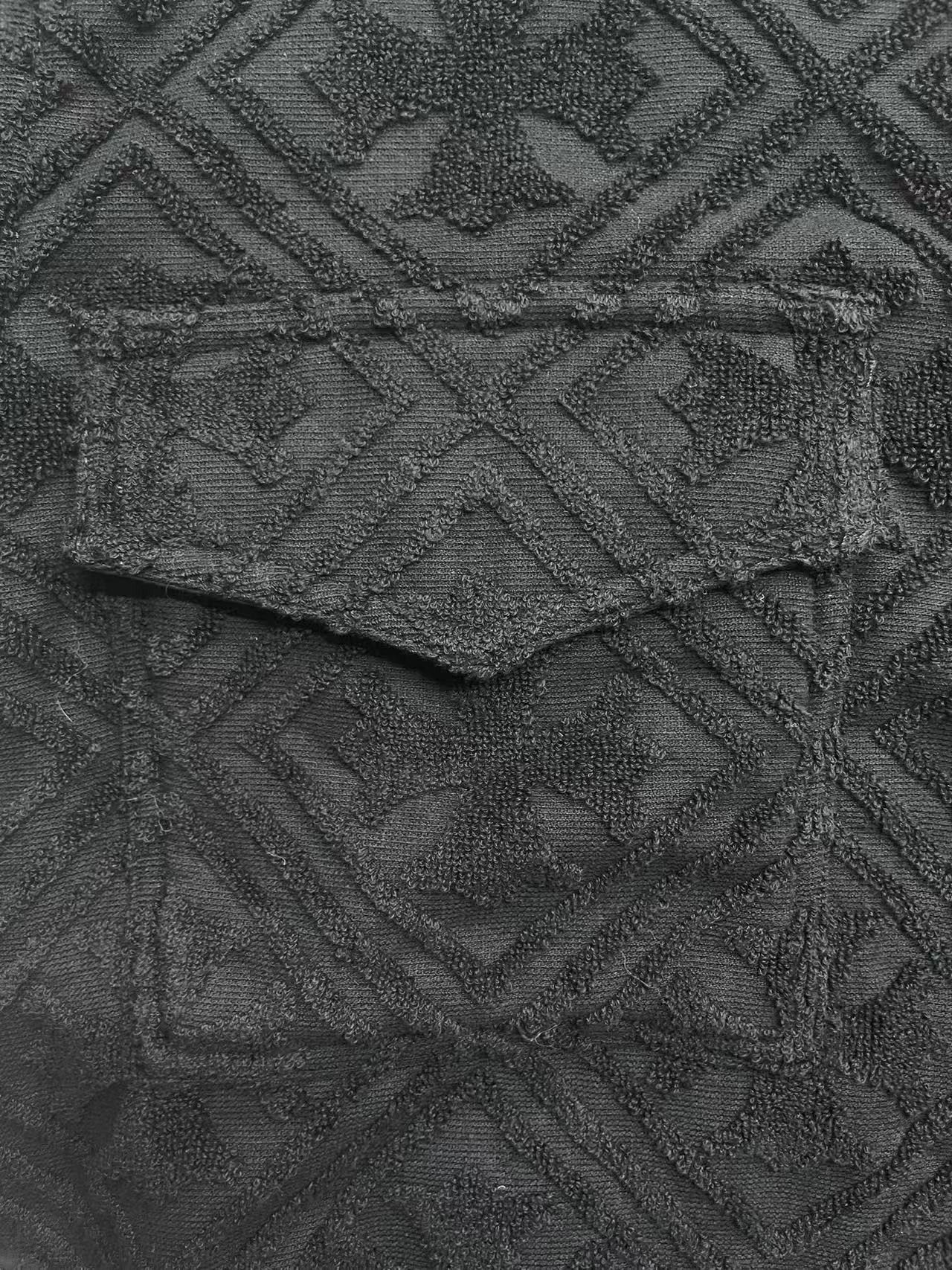 Chrome Hearts Chrome Hearts Black Terry Plus Monogram Short Sleeve Shirt Size US L / EU 52-54 / 3 - 6 Thumbnail