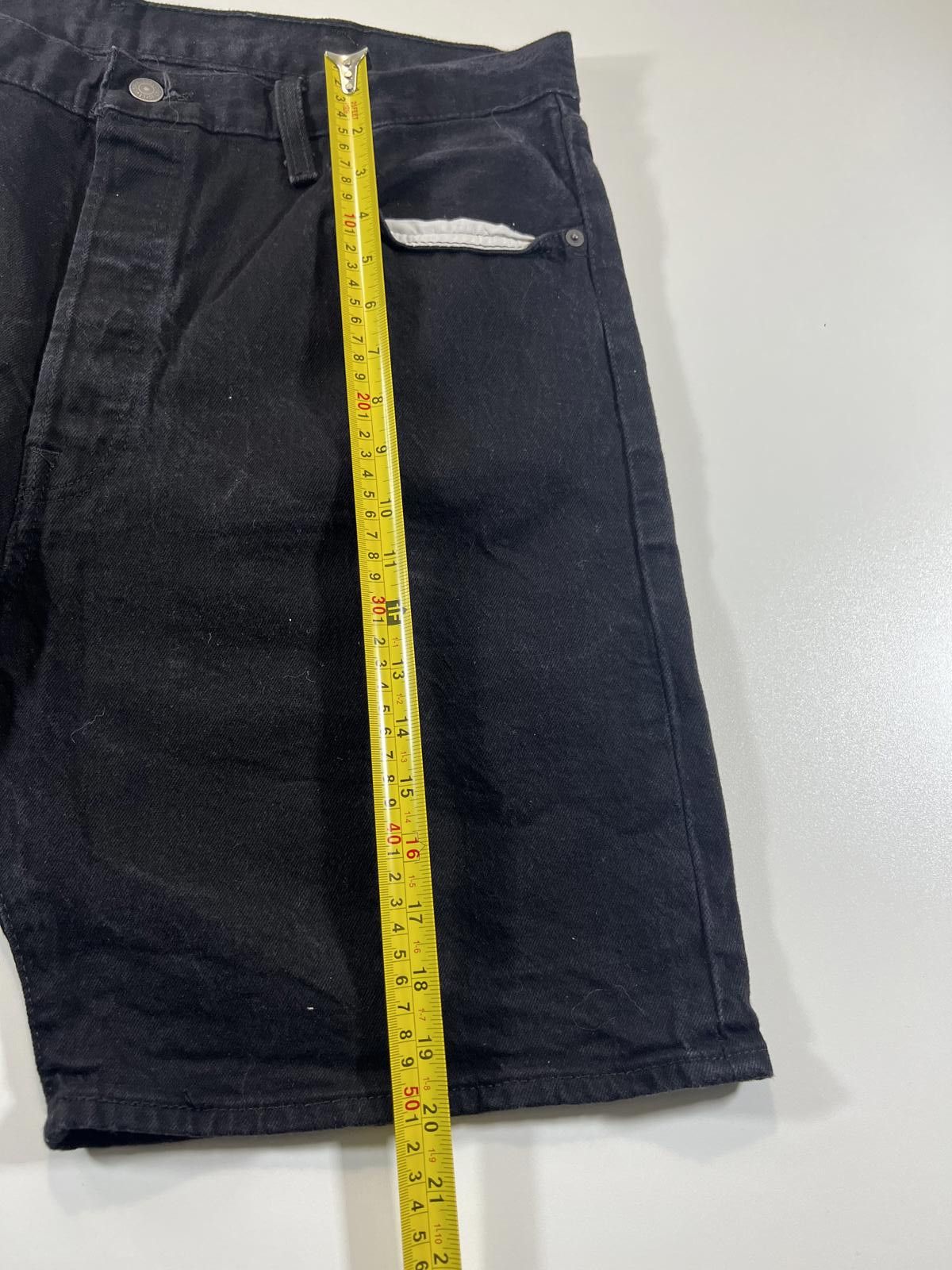 Other Vintage Levi’s 501 black Denim Shorts 40 Size US 40 / EU 56 - 5 Thumbnail