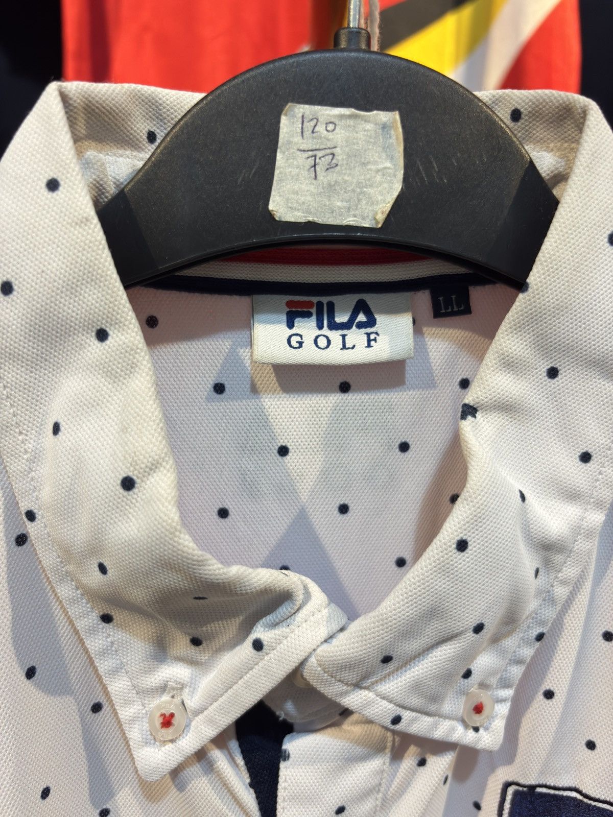 Fila Fila Golf Polcadot Pattern Size US XL / EU 56 / 4 - 4 Thumbnail