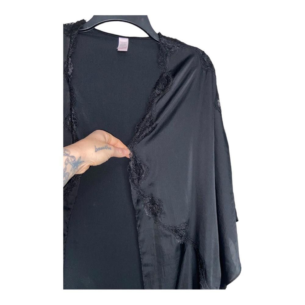 Designer Victoria’s Secret l Satin & Lace Open Robe Size XS Size ONE SIZE - 3 Thumbnail