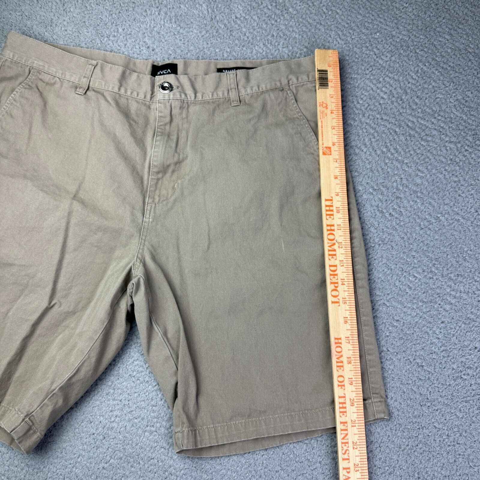 RVCA RVCA Nature X Industry Chino Shorts Mens Size 38 Brown Size US 38 / EU 54 - 7 Thumbnail