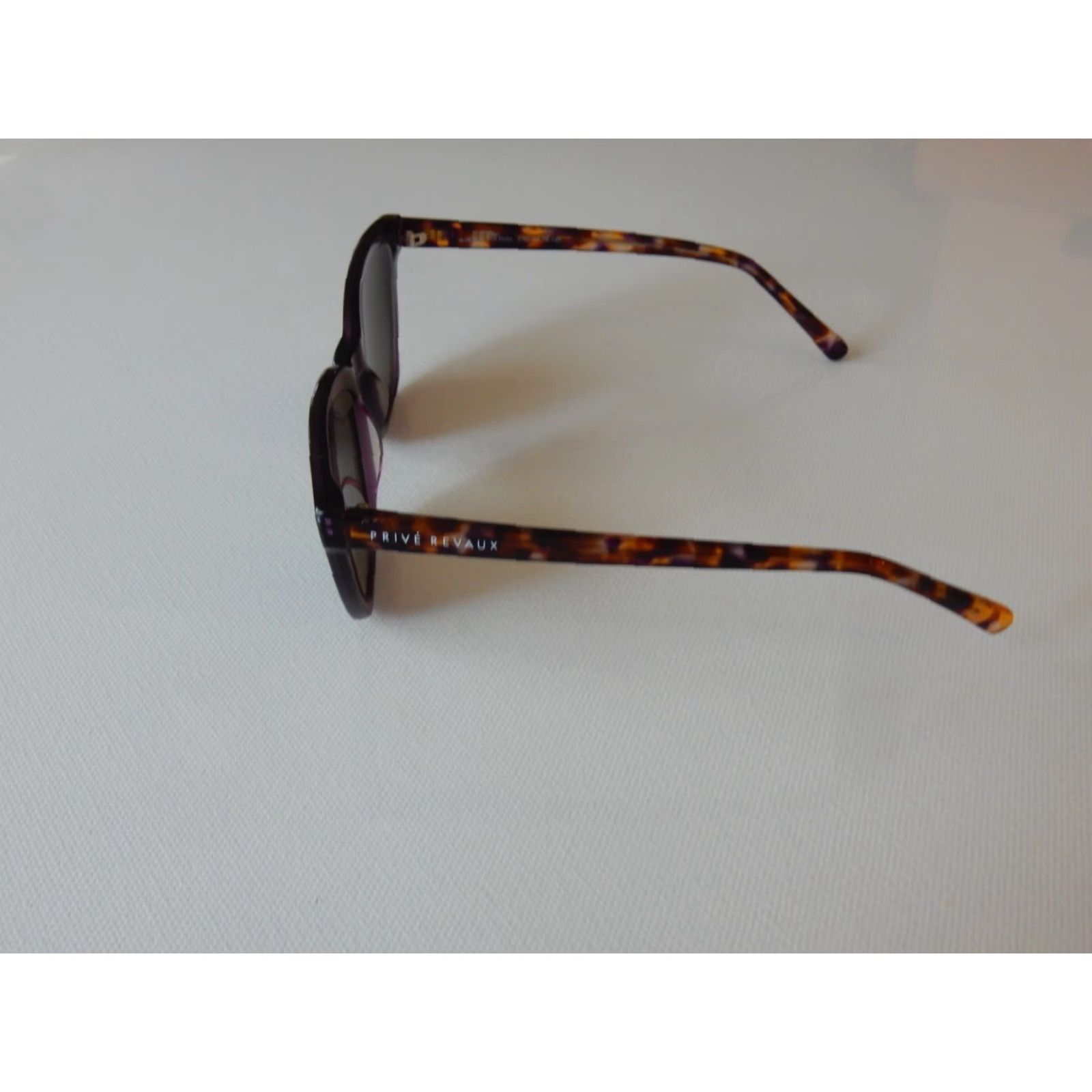 Vintage VINTAGE Prive Revaux Eyeglasses Frames Brown 58[]15 130 EL18931 BR Women Sunglasses Adults? Size ONE SIZE - 4 Thumbnail