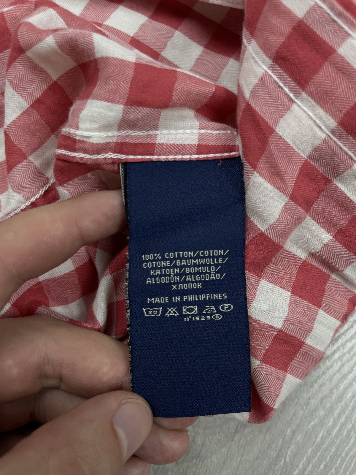 Polo Ralph Lauren Polo Jeans Co Ralph Lauren Men’s Shirts Size L Red White Size US L / EU 52-54 / 3 - 5 Thumbnail