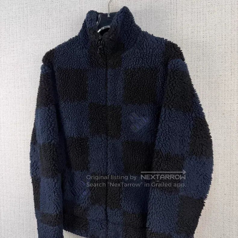 Louis Vuitton Louis Vuitton SS22 Co-branded checkerboard lambswool zip-u Size US XS / EU 42 / 0 - 2 Thumbnail