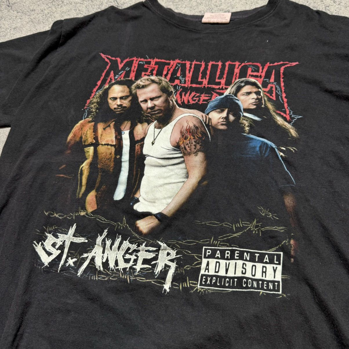 Band Tees Vintage Metallica St. Anger T-Shirt Rare Size US XL / EU 56 / 4 - 2 Thumbnail