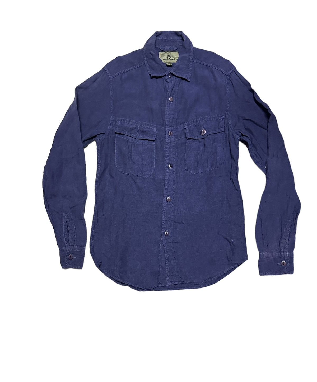 Nigel Cabourn Nigel Carbourn linen shirt button down Size US M / EU 48-50 / 2 - 1 Thumbnail