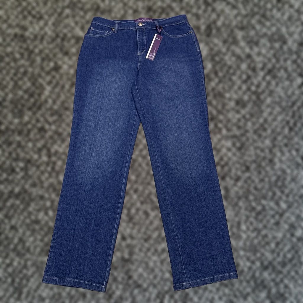 Gloria Vanderbilt Gloria Vanderbilt Amanda Jeans 6 Regular Jeans Women Blue 5-Pocket Denim Size 28" / US 6 / IT 42 - 1 Thumbnail