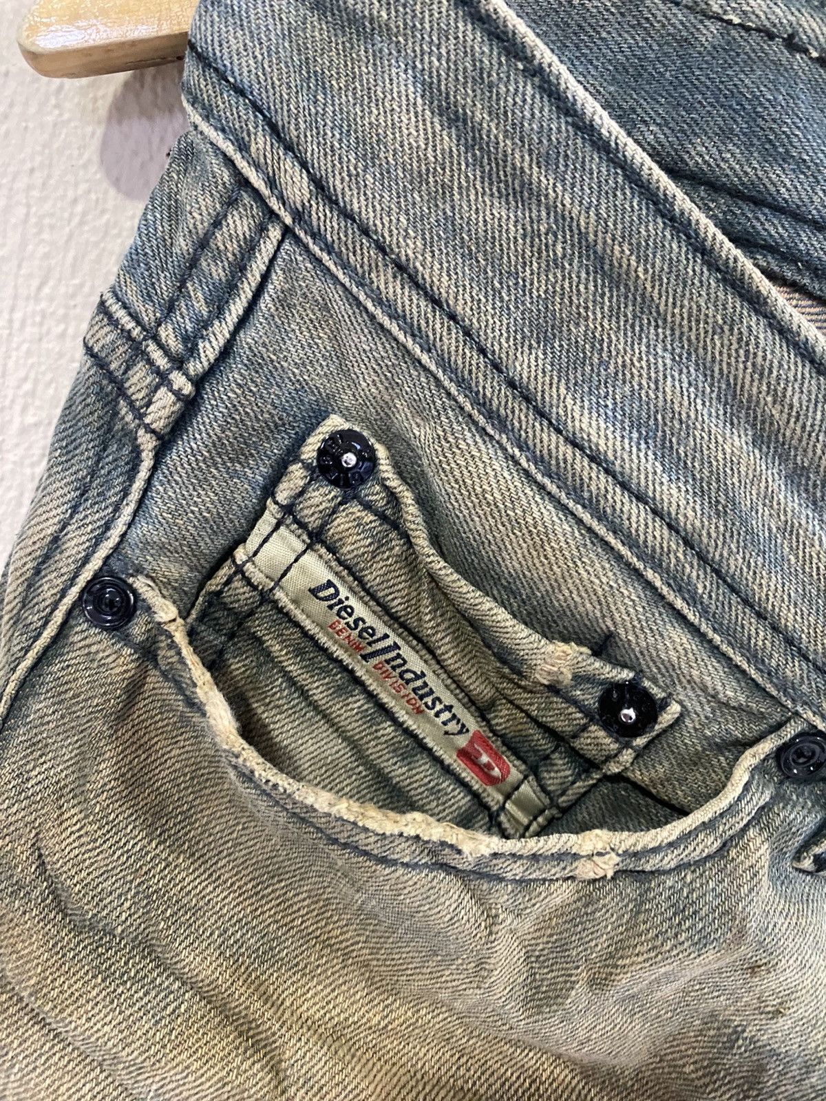 Diesel Diesel Viker Wash Distressed Muddy Denim Size US 31 - 4 Thumbnail