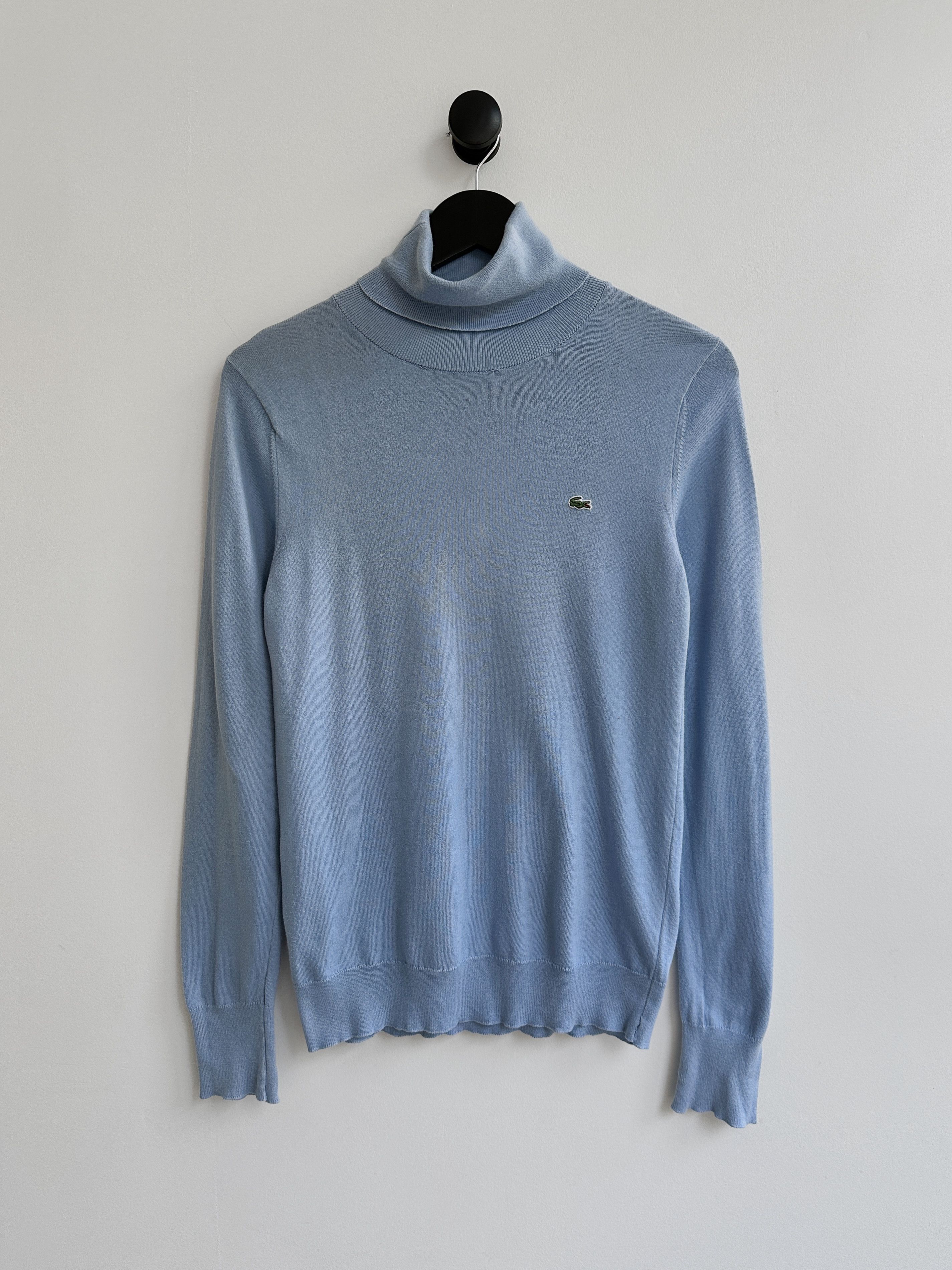 Lacoste Vintage Lacoste Turtleneck Jumper Sweater Size US S / EU 44-46 / 1 - 1 Thumbnail