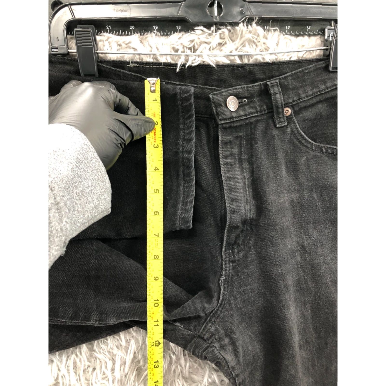Lee Lee High Rise Mom Jeans Size 10 Womens Dark Wash Black Jeans Size 32" / US 10 / IT 46 - 4 Thumbnail