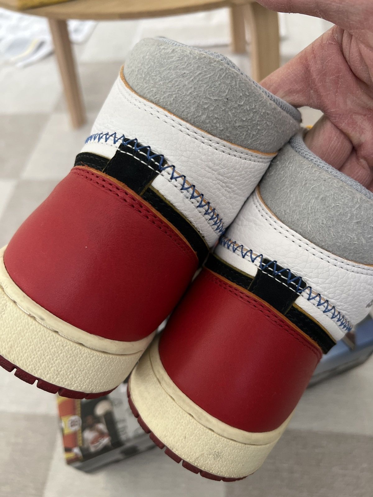 Jordan Brand × Union LA Jordan 1 x union la retro hi black toe varsity red 8.5us Size US 8.5 / EU 41-42 - 4 Thumbnail