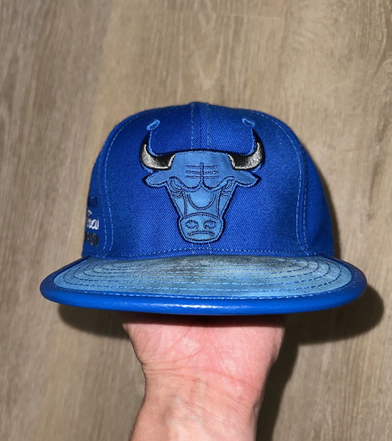 NBA Chicago Bulls NBA Champions Pro Edge NBA Strapback Hat Size ONE SIZE - 1 Thumbnail