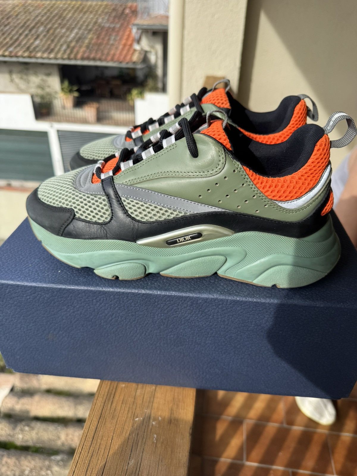 Dior Dior b22 khaki orange Size US 8 / EU 41 - 2 Thumbnail