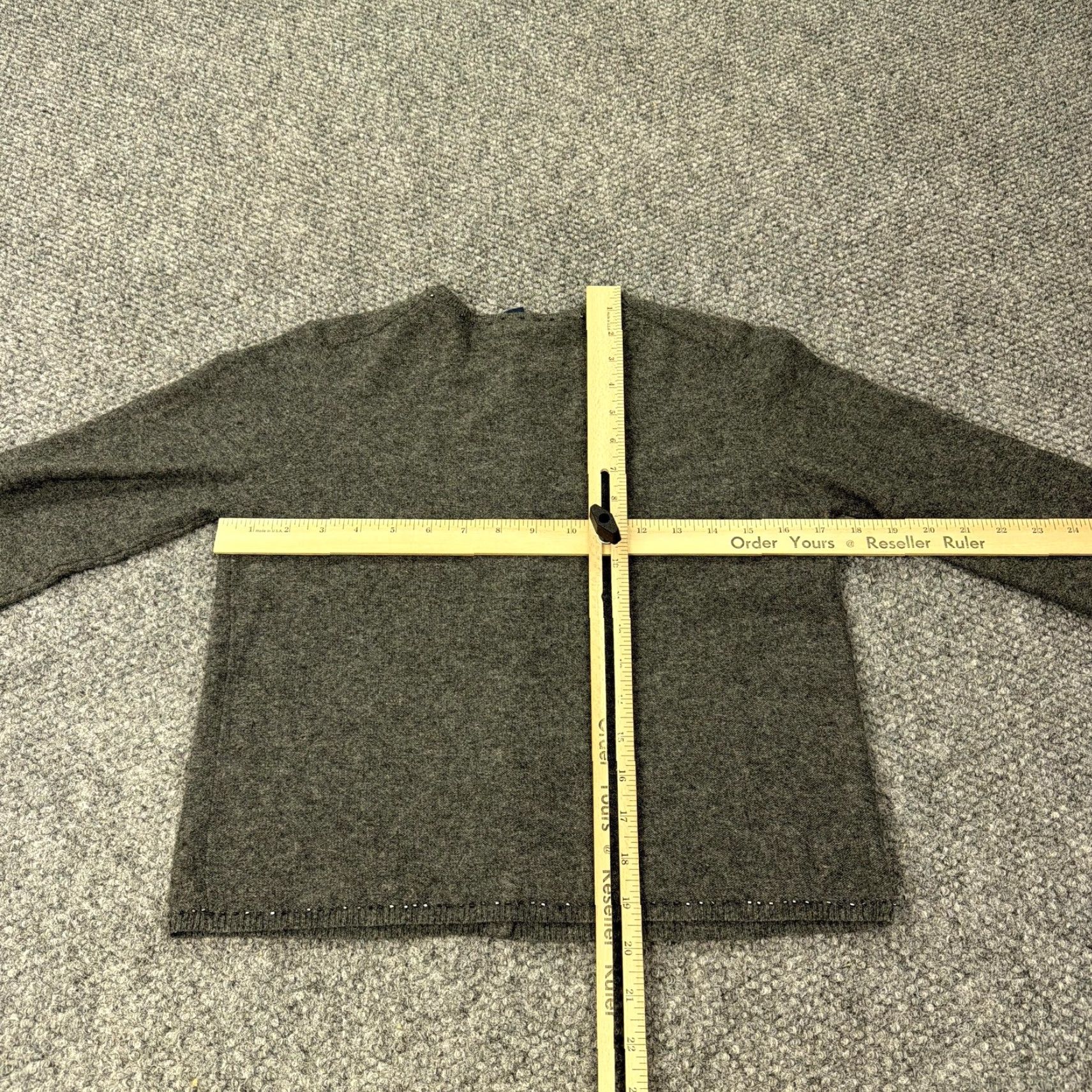 Gap VINTAGE Gap Cardigan Womens Small Gray Lambswool Beaded Button 90s Mens? Size S / US 4 / IT 40 - 5 Thumbnail
