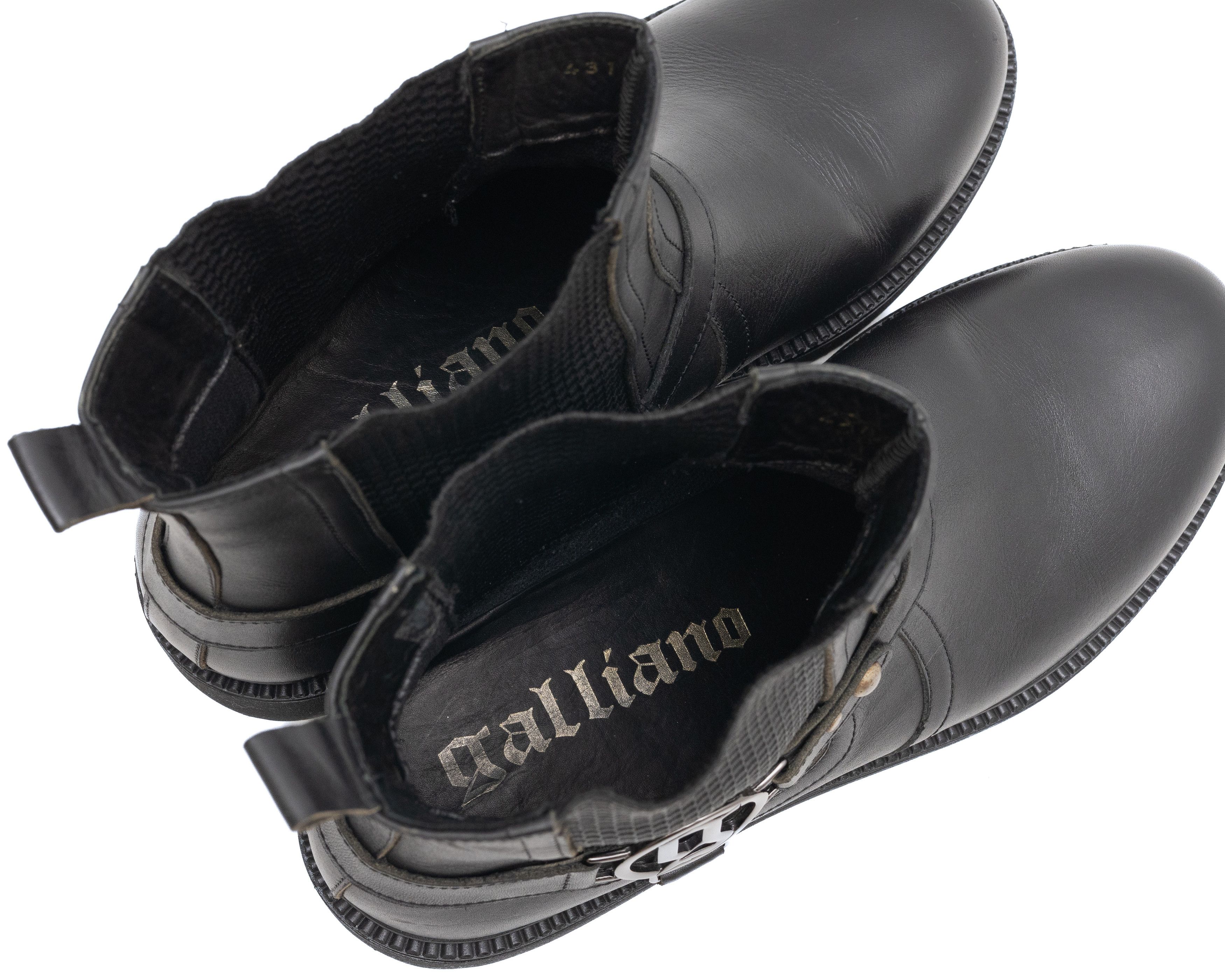 John Galliano GALLIANO G-Buckle Leather Chelsea Boots Size US 9 / EU 42 - 7 Thumbnail