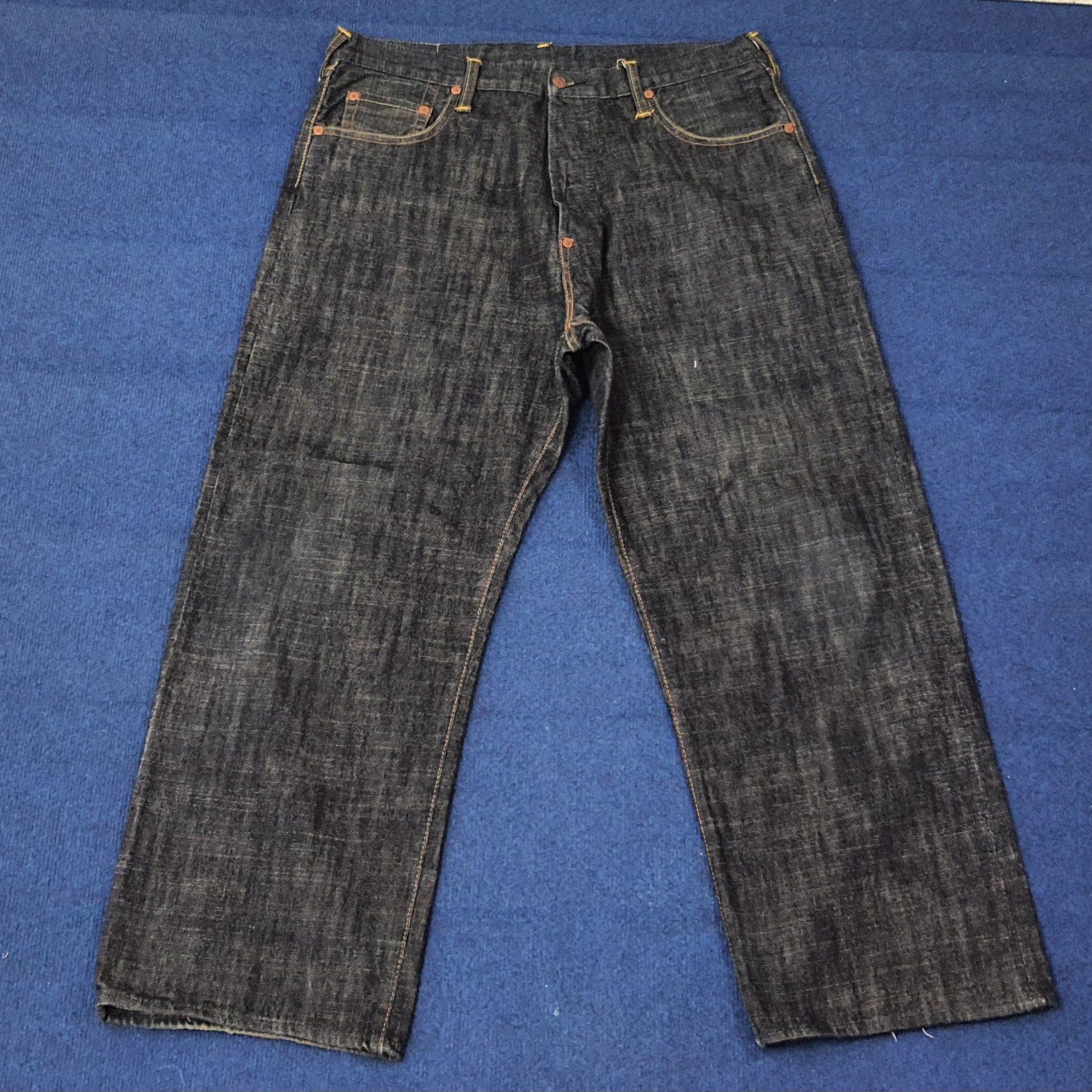 Evisu Vintage Evisu Paris Selvedge Japan Brand Jeans C258N30 Size US 37 - 4 Thumbnail
