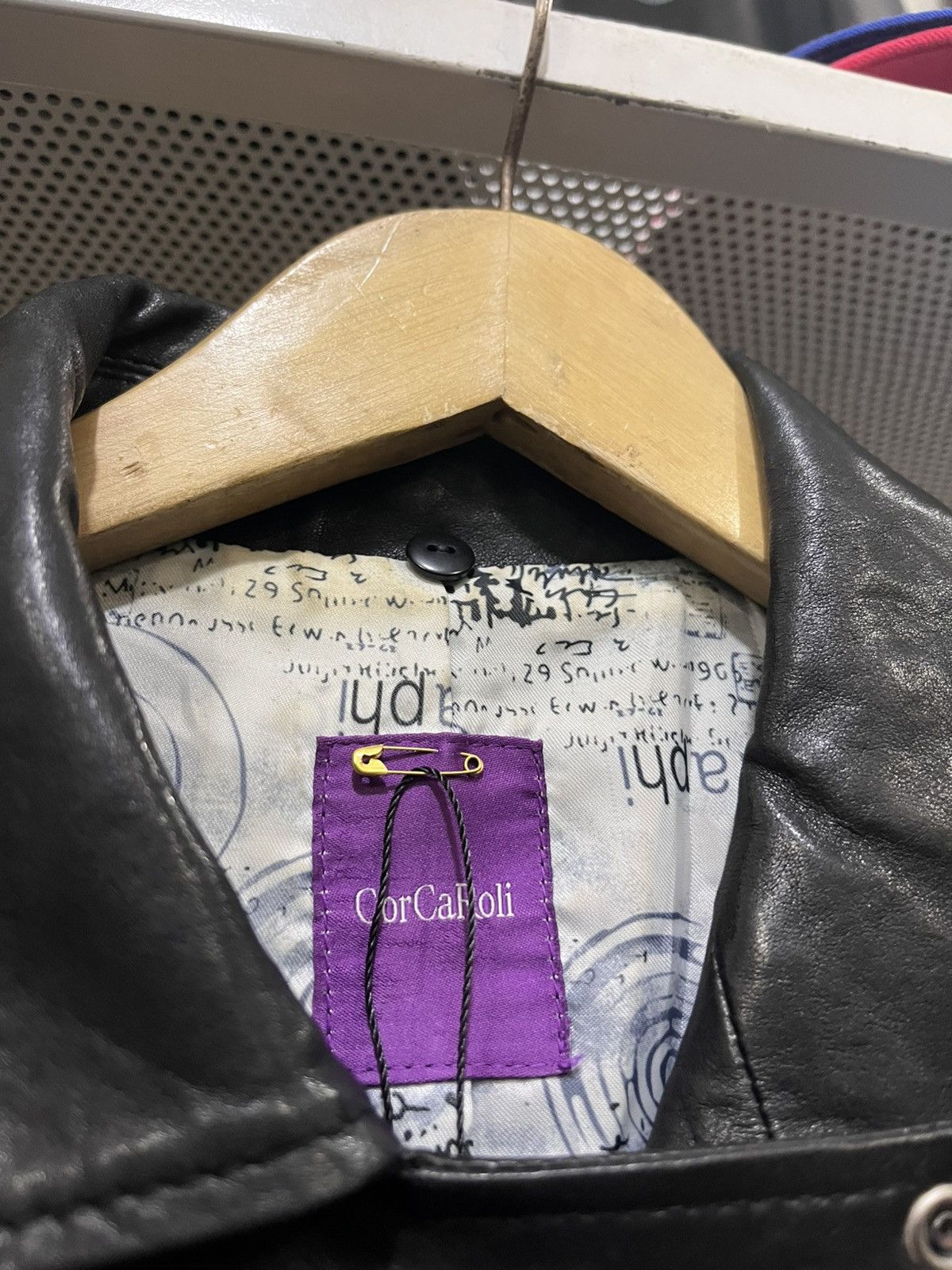 Genuine Leather Black Vegan Leather Moto Women's Size S / US 4 / IT 40 - 3 Thumbnail