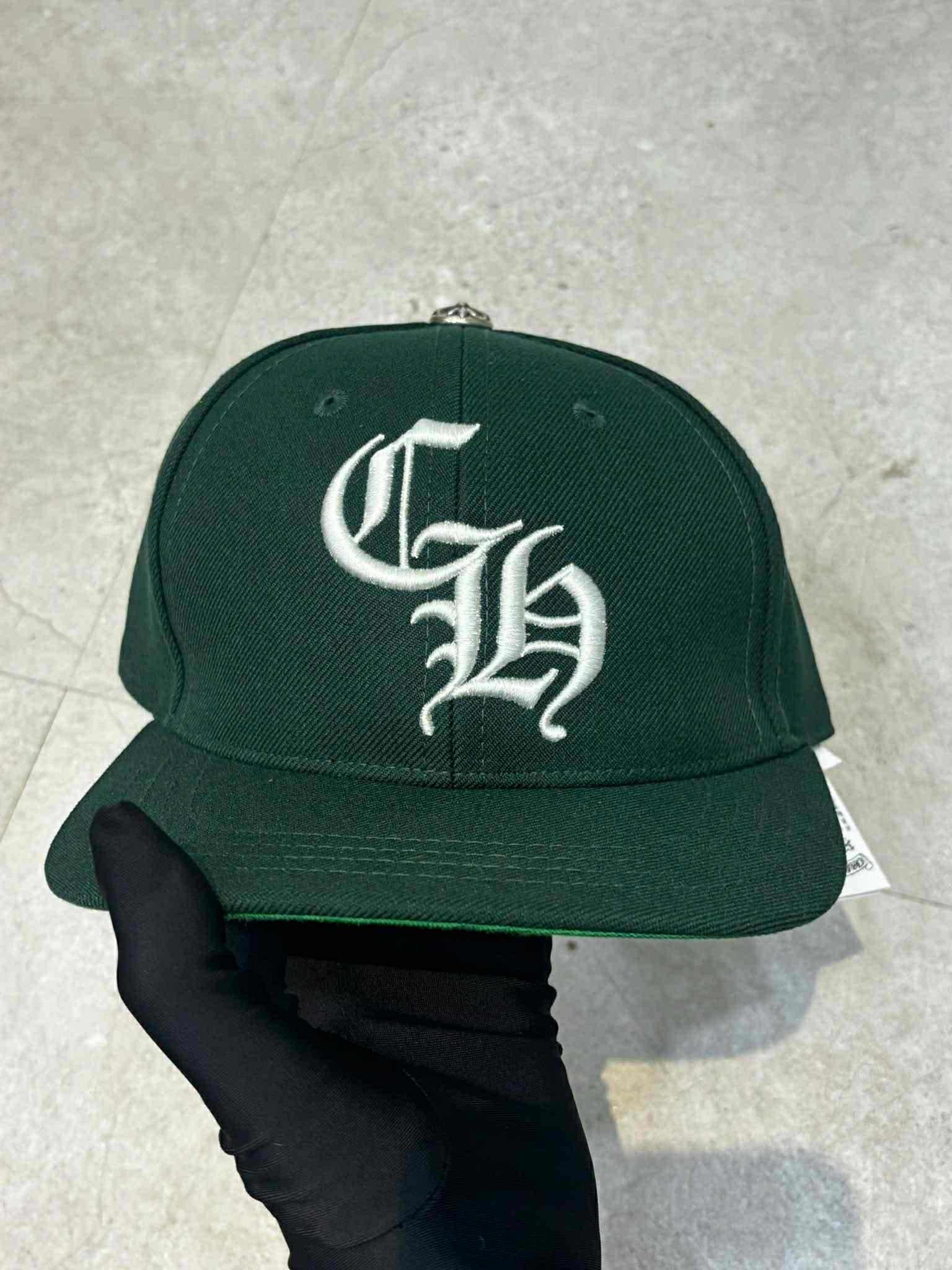 Chrome Hearts Chrome Hearts On Field Trucker Hat CH green/white Size ONE SIZE - 12 Thumbnail