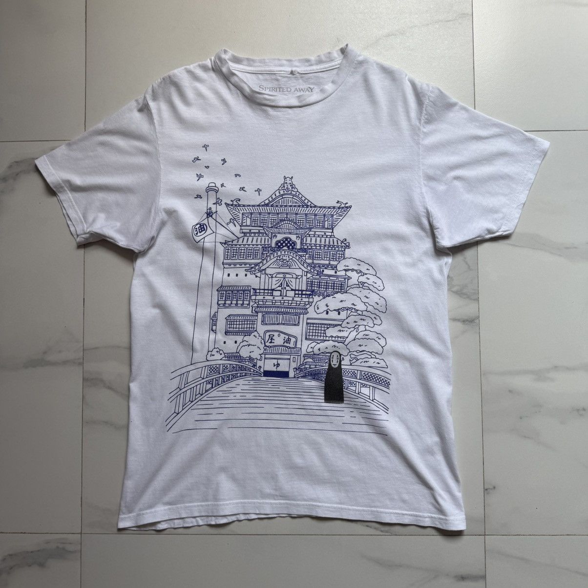 Anime Vintage Y2K Studio Ghibli Spirited Away Tee Size US M / EU 48-50 / 2 - 2 Thumbnail